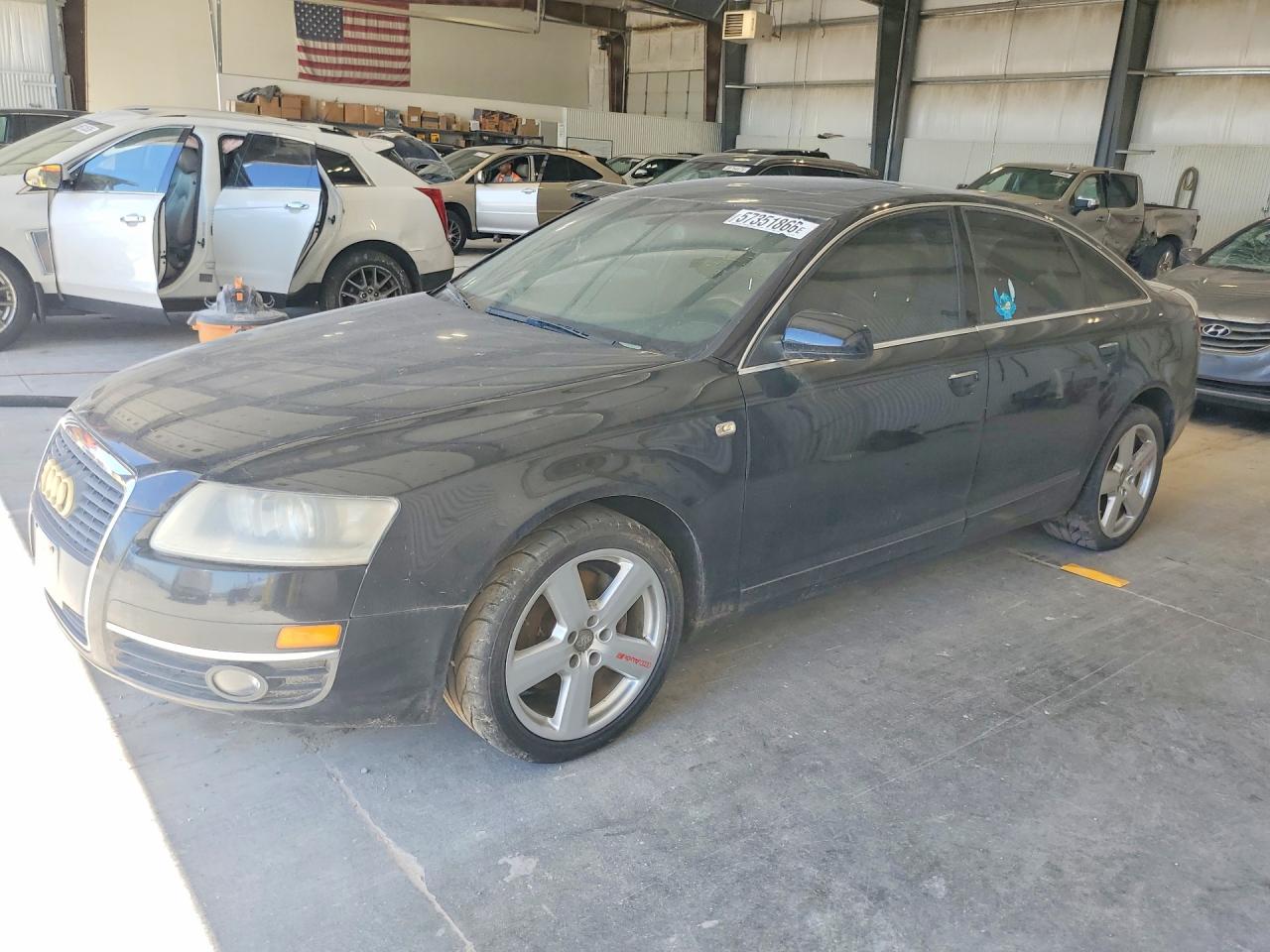 2006 Audi A6 3.2 Quattro Black vin: WAUDH74F76N158765