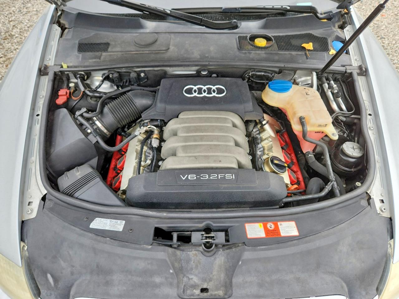 2007 Audi A6 3.2 Quattro Silver vin: WAUDH74F77N011248