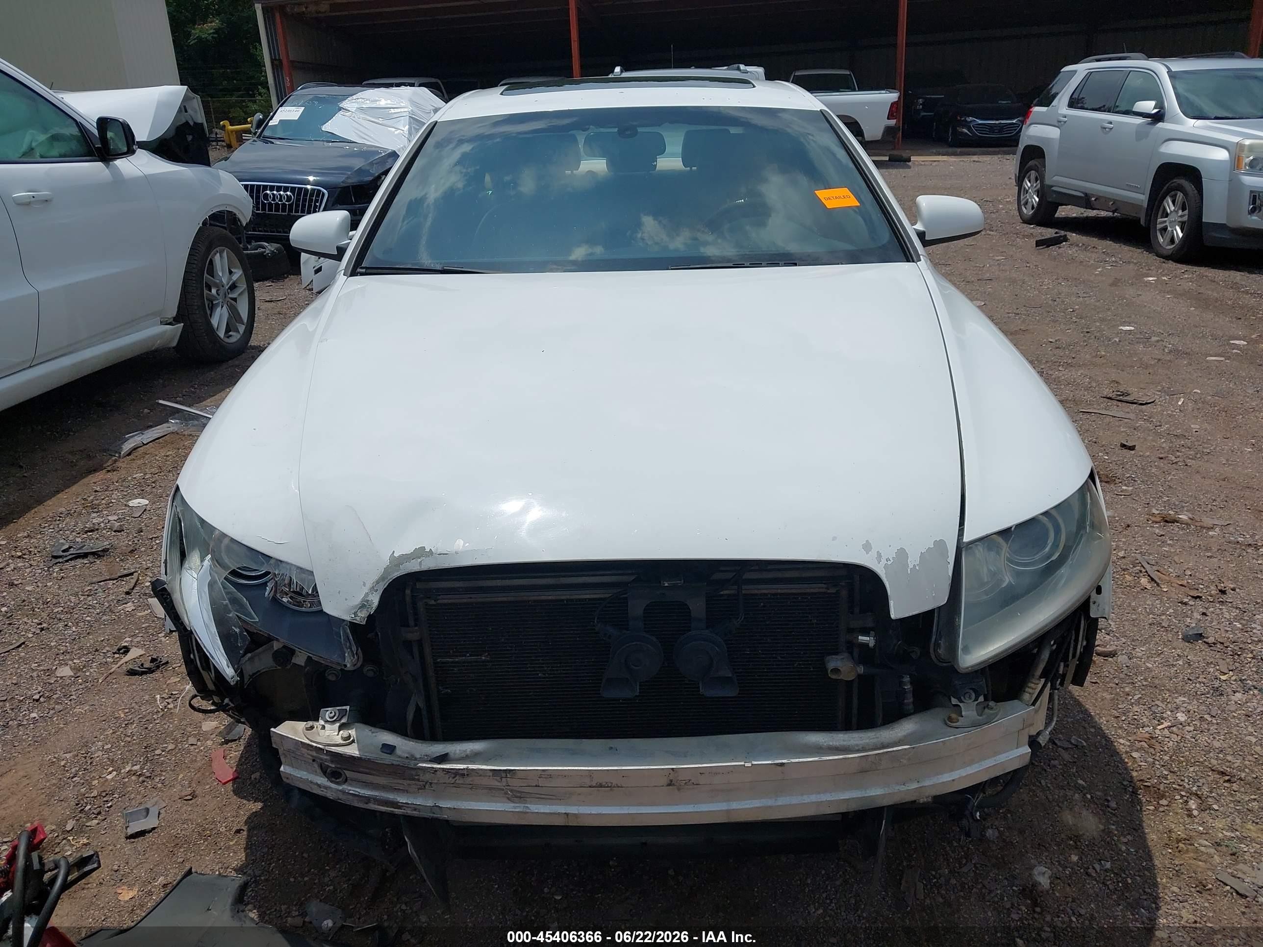 2007 Audi A6 3.2 Белый vin: WAUDH74F77N083261