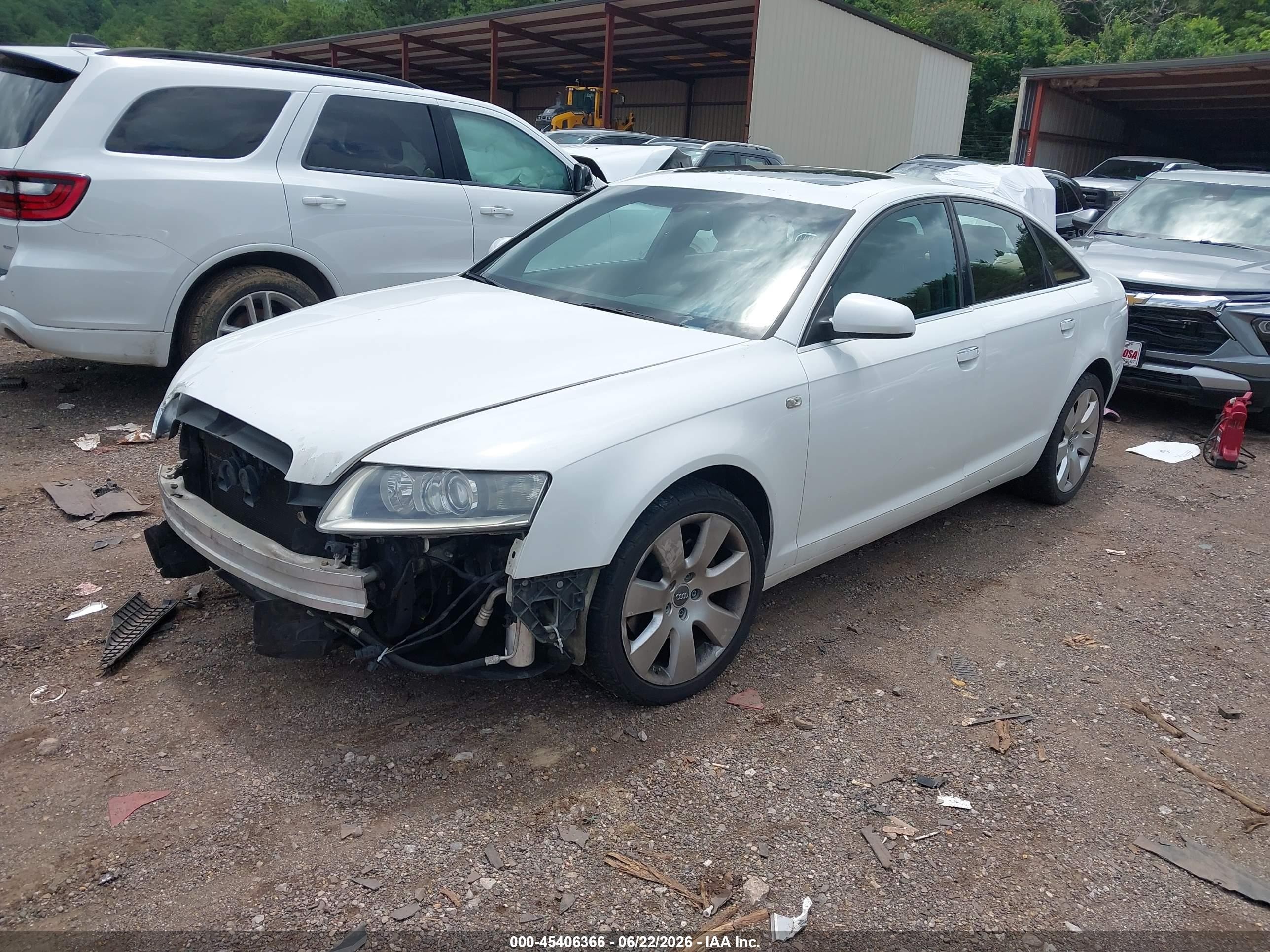 2007 Audi A6 3.2 Белый vin: WAUDH74F77N083261