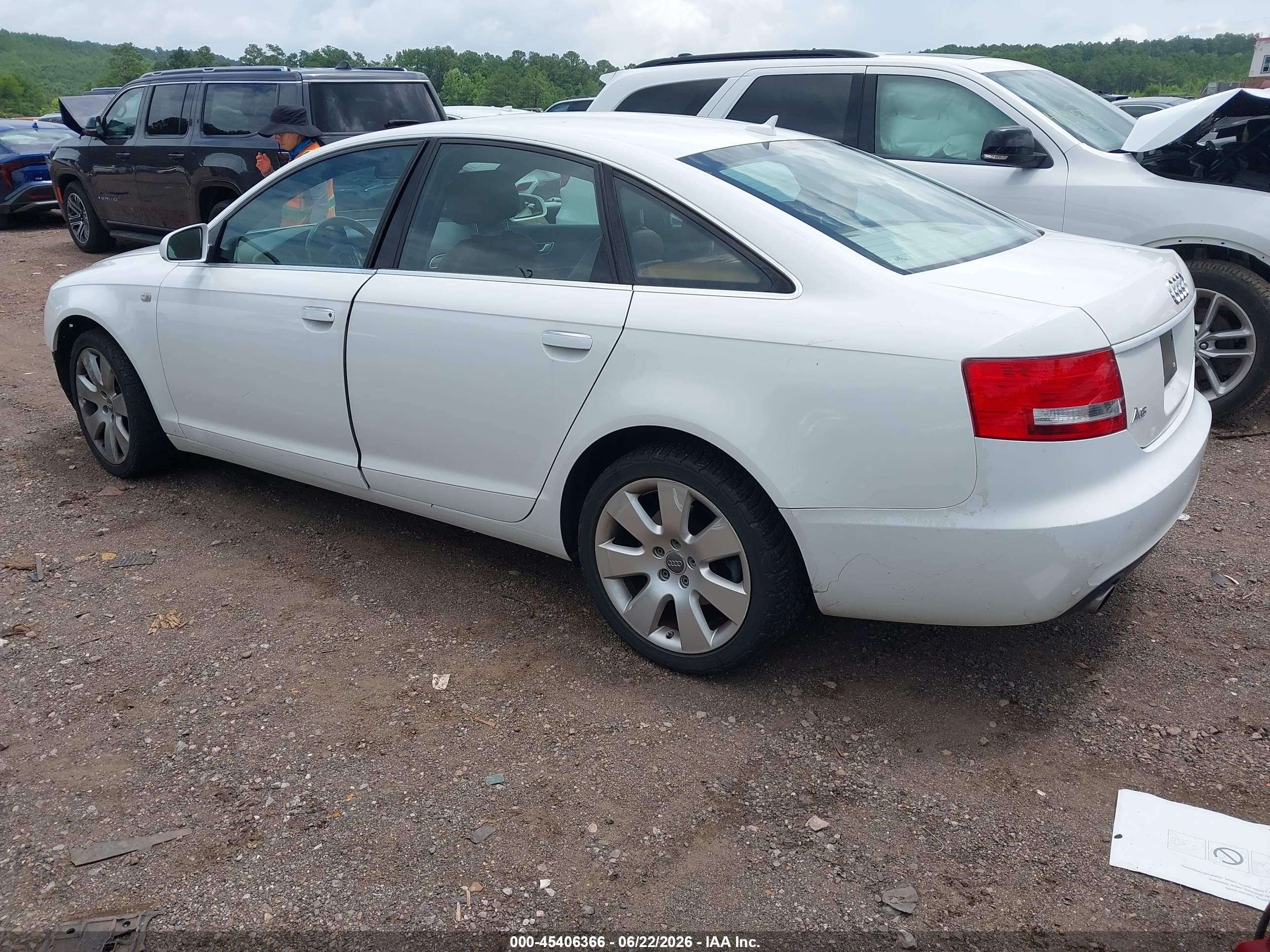 2007 Audi A6 3.2 Белый vin: WAUDH74F77N083261