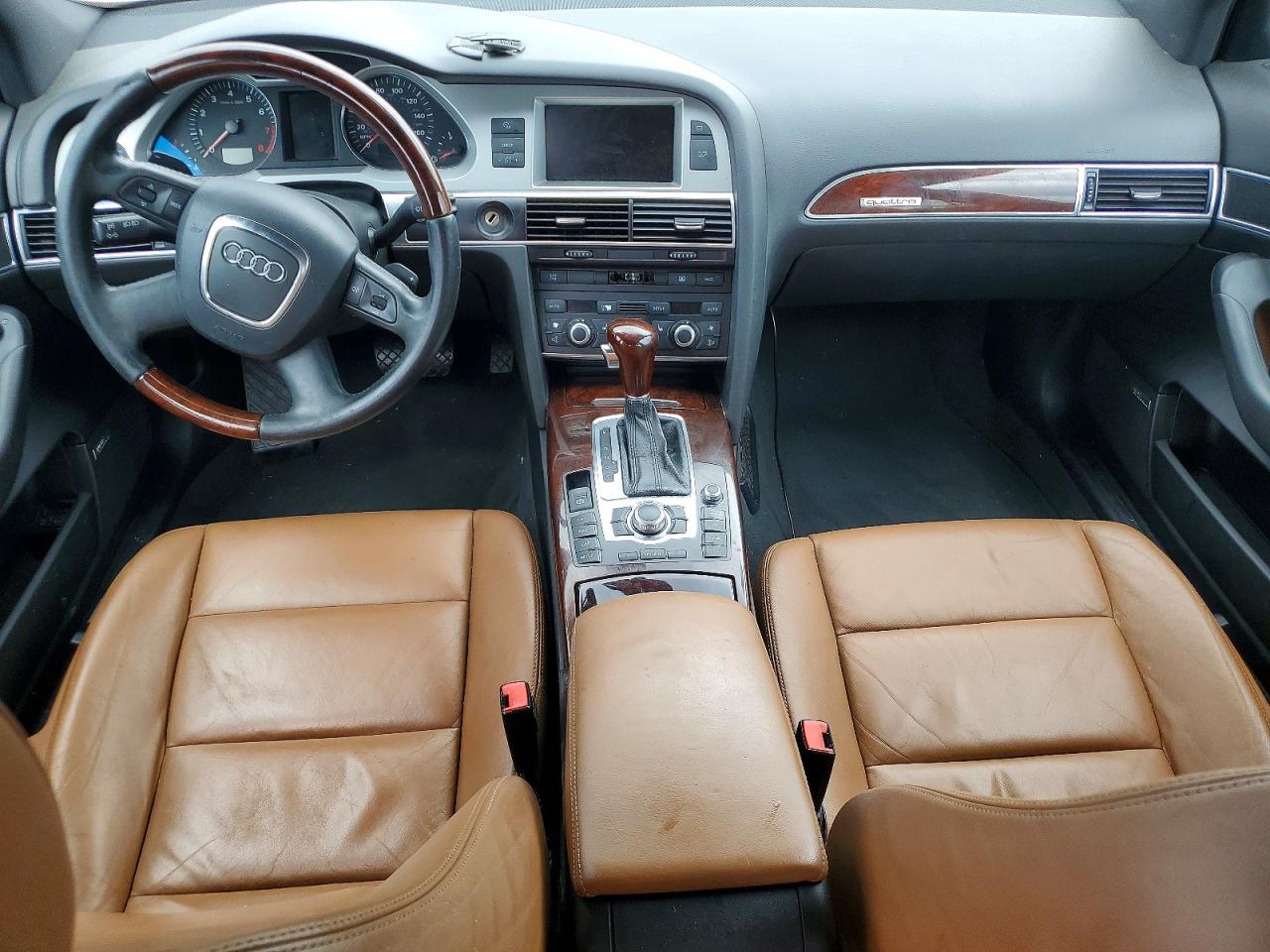 2008 Audi A6 Quattro Black vin: WAUDH74F78N136624