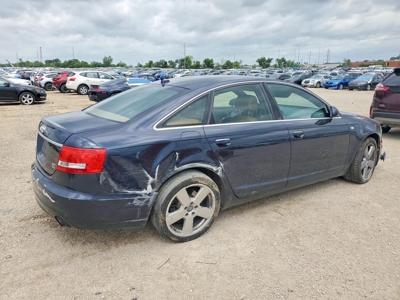 2008 Audi A6 Quattro Black vin: WAUDH74F78N136624