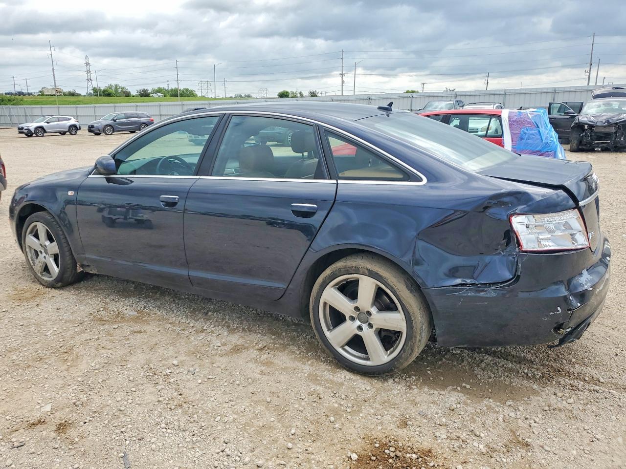 2008 Audi A6 Quattro Black vin: WAUDH74F78N136624