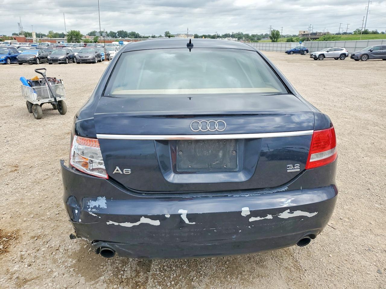 2008 Audi A6 Quattro Black vin: WAUDH74F78N136624