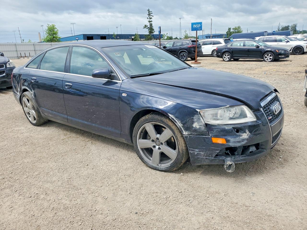 2008 Audi A6 Quattro Black vin: WAUDH74F78N136624