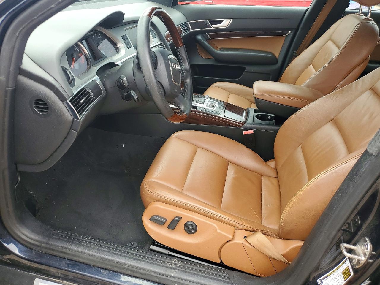 2008 Audi A6 Quattro Black vin: WAUDH74F78N136624
