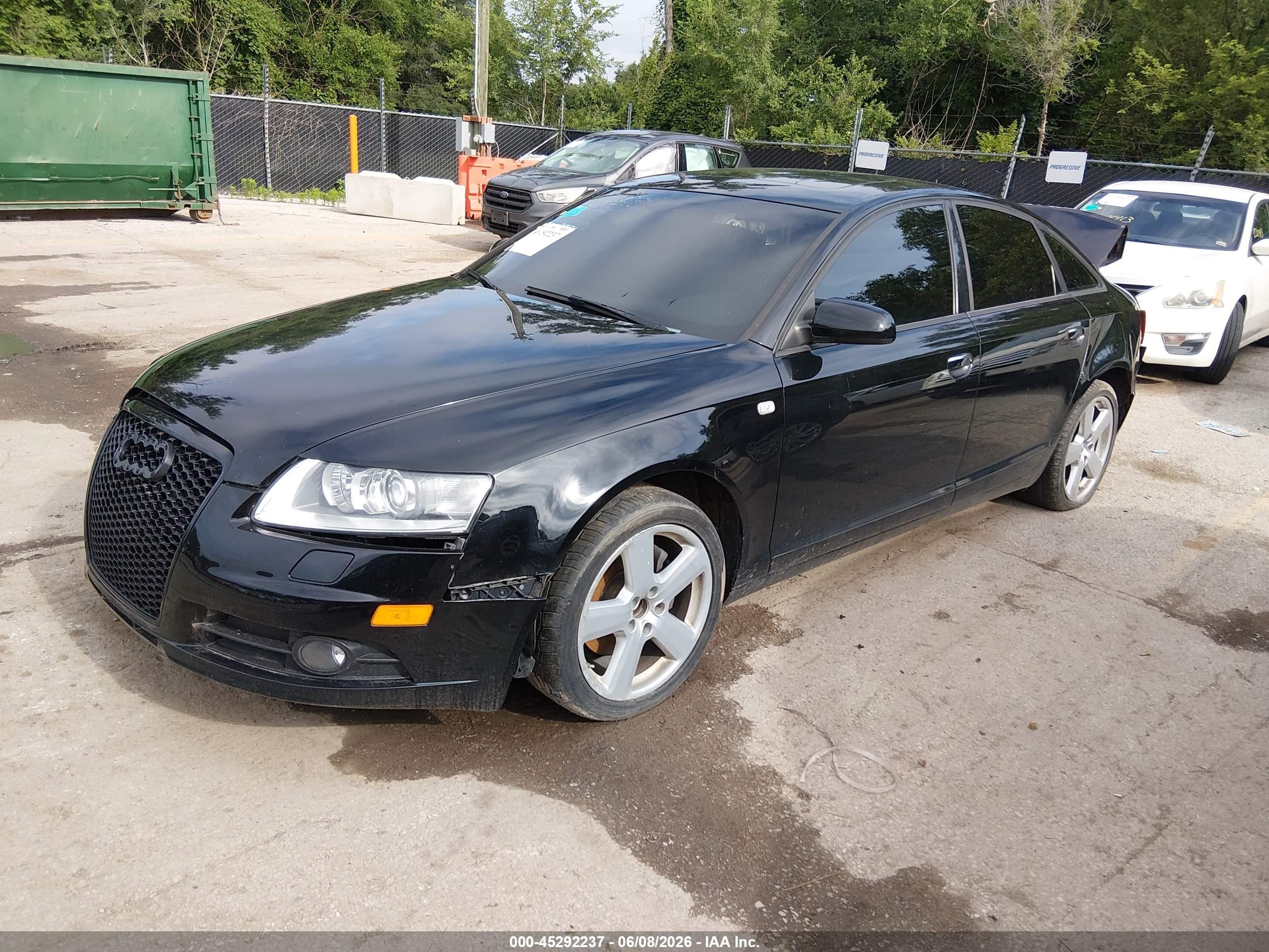 2008 Audi A6 3.2 Black vin: WAUDH74F78N182065
