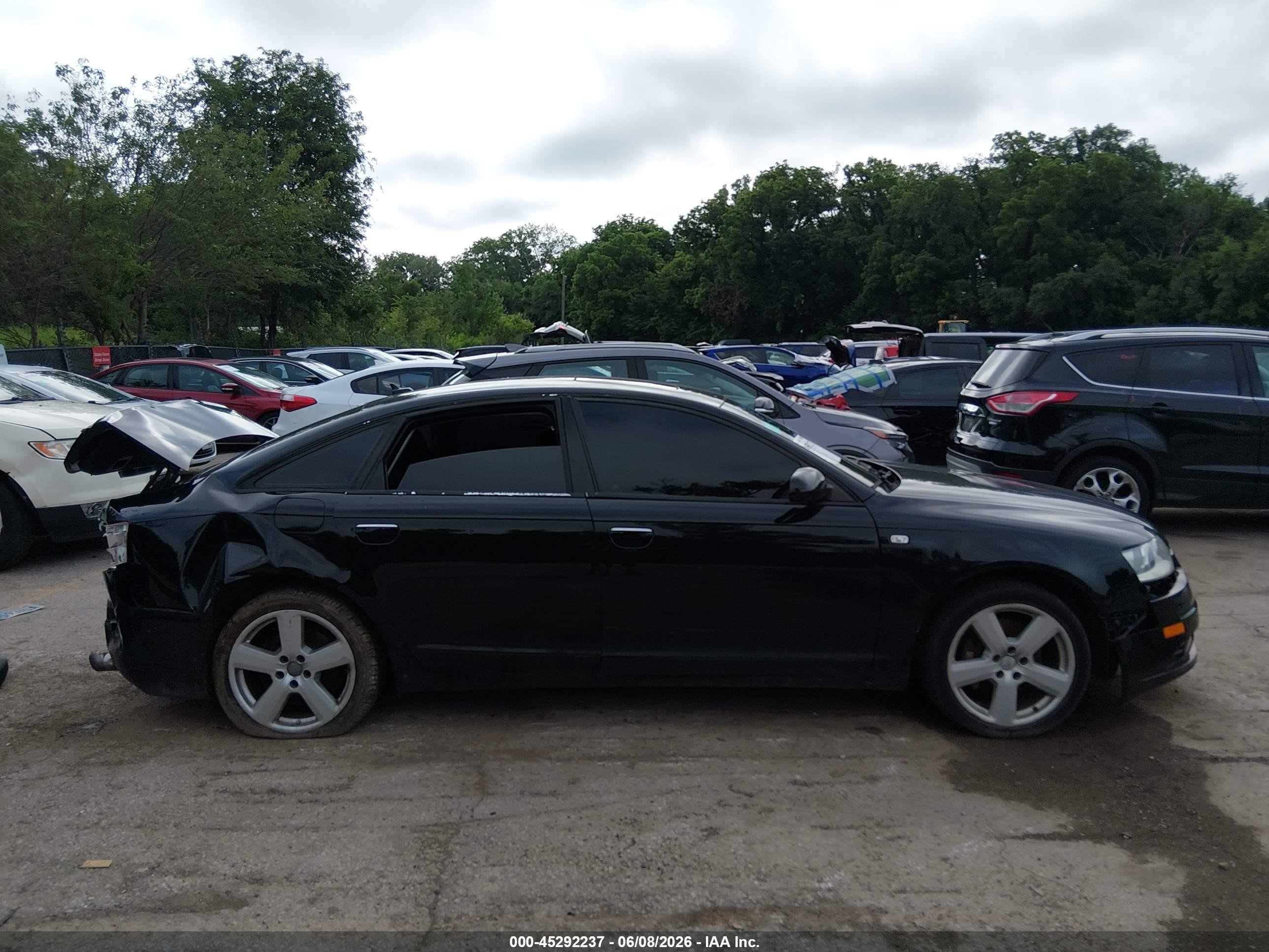2008 Audi A6 3.2 Black vin: WAUDH74F78N182065
