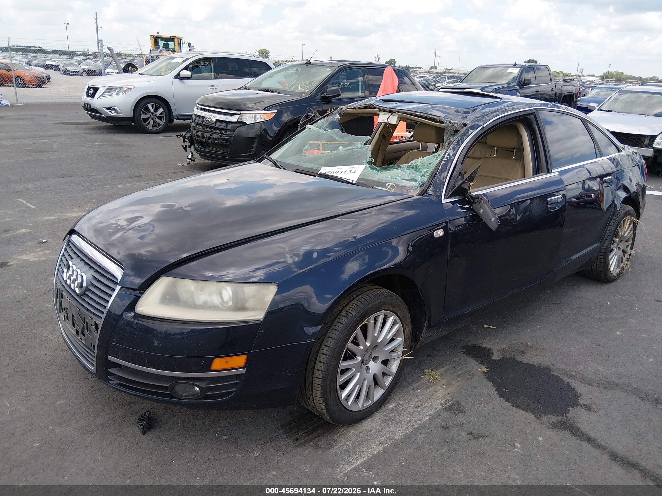 2006 Audi A6 3.2 Dark Blue vin: WAUDH74F86N104522
