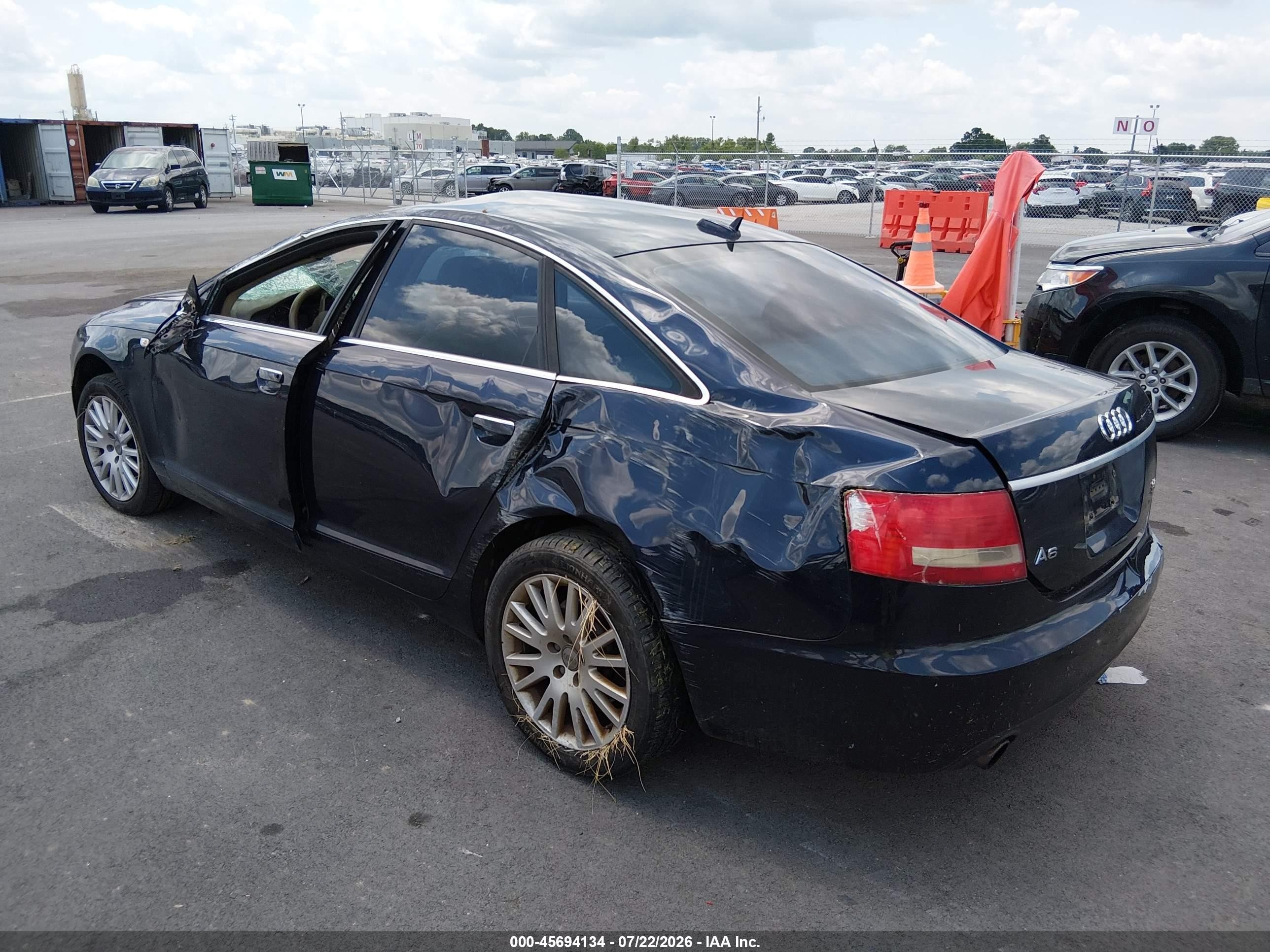 2006 Audi A6 3.2 Dark Blue vin: WAUDH74F86N104522