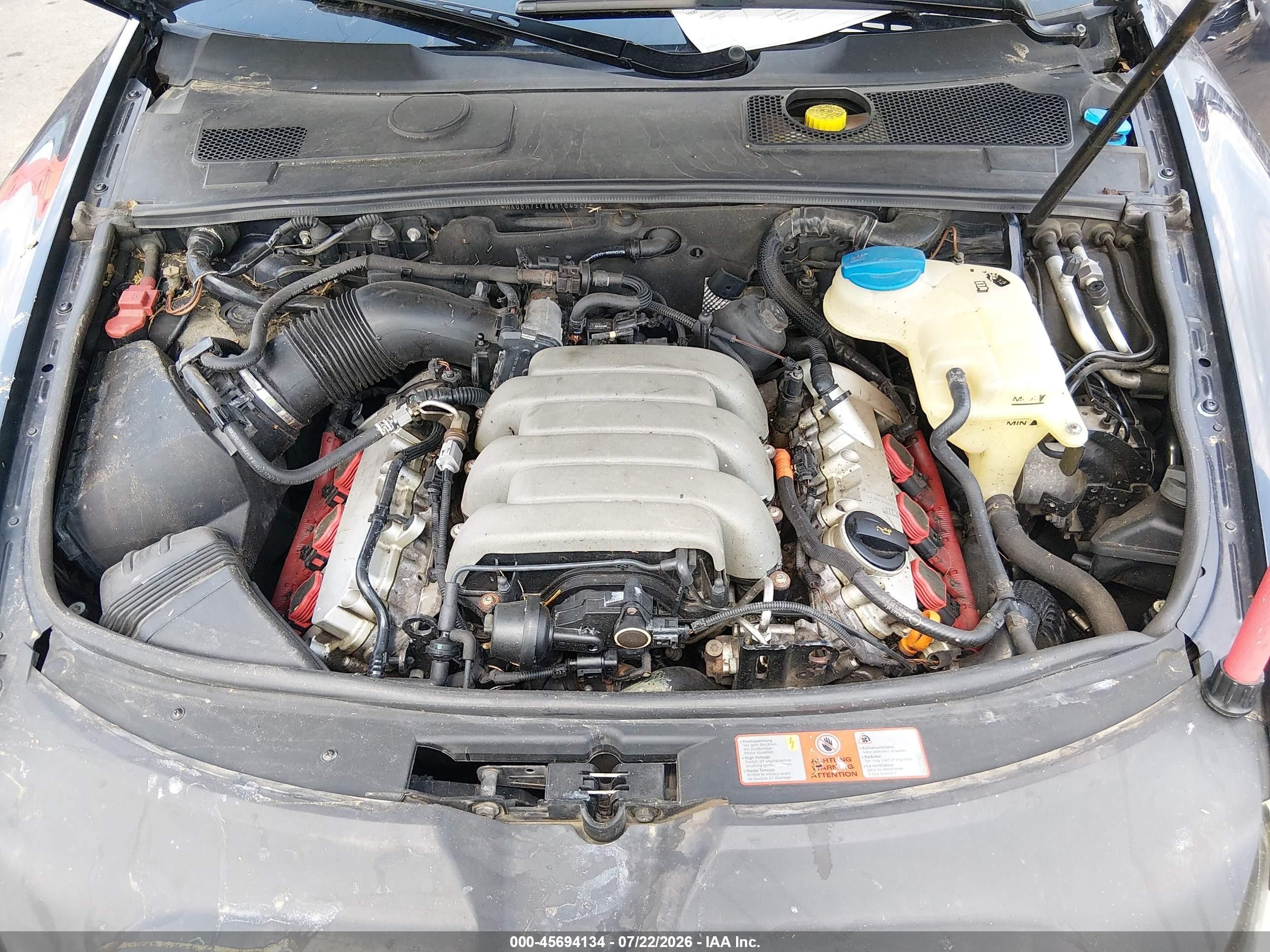 2006 Audi A6 3.2 Dark Blue vin: WAUDH74F86N104522