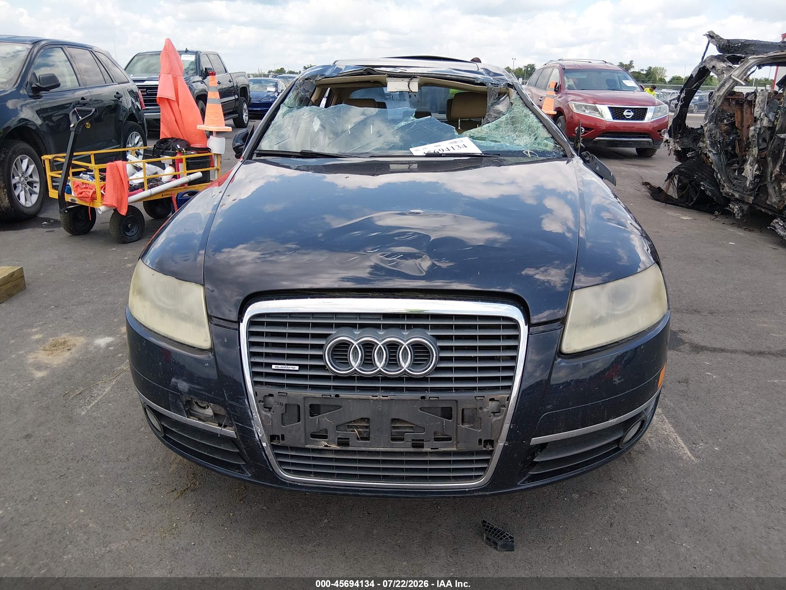 2006 Audi A6 3.2 Dark Blue vin: WAUDH74F86N104522