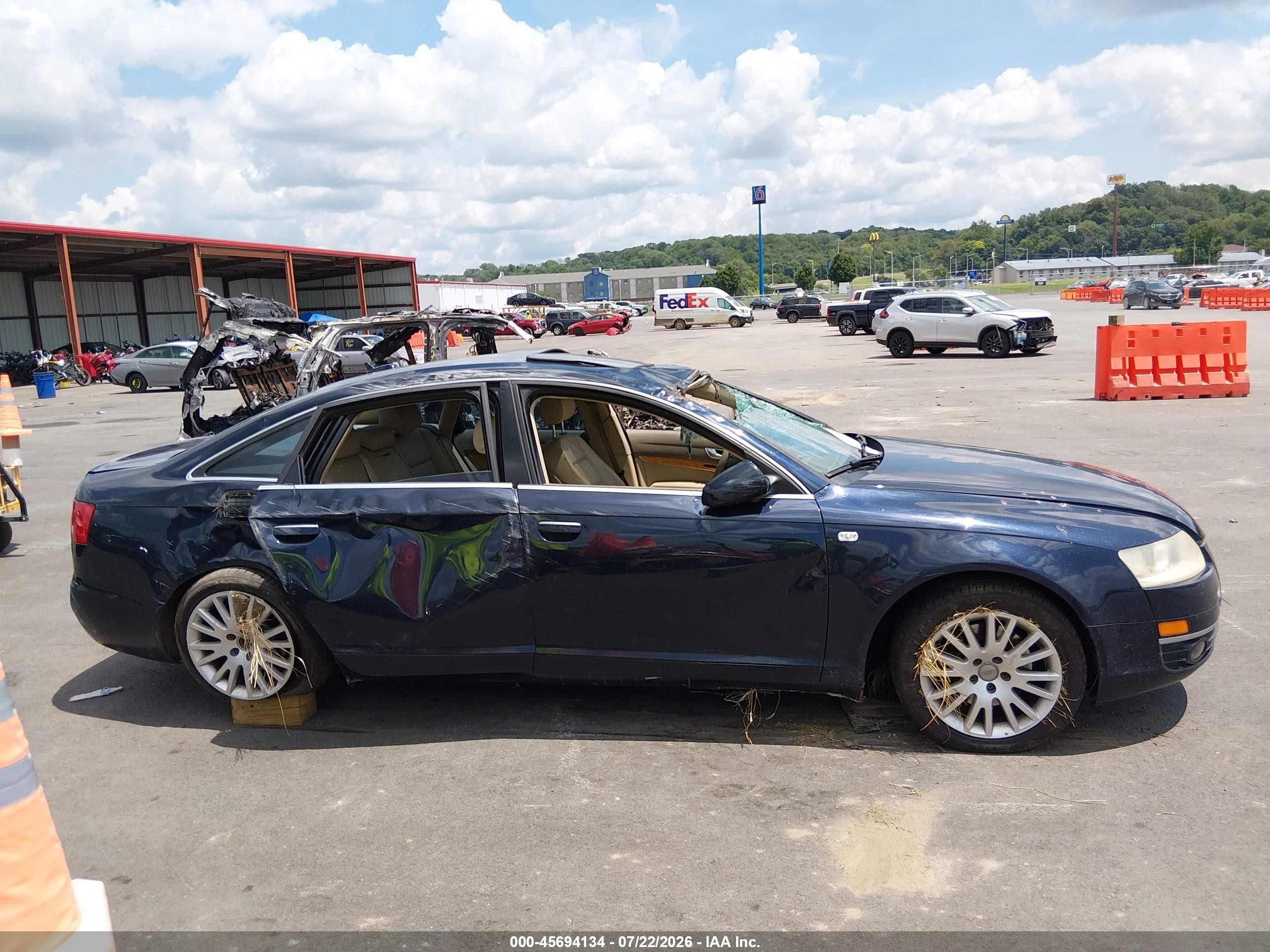 2006 Audi A6 3.2 Dark Blue vin: WAUDH74F86N104522
