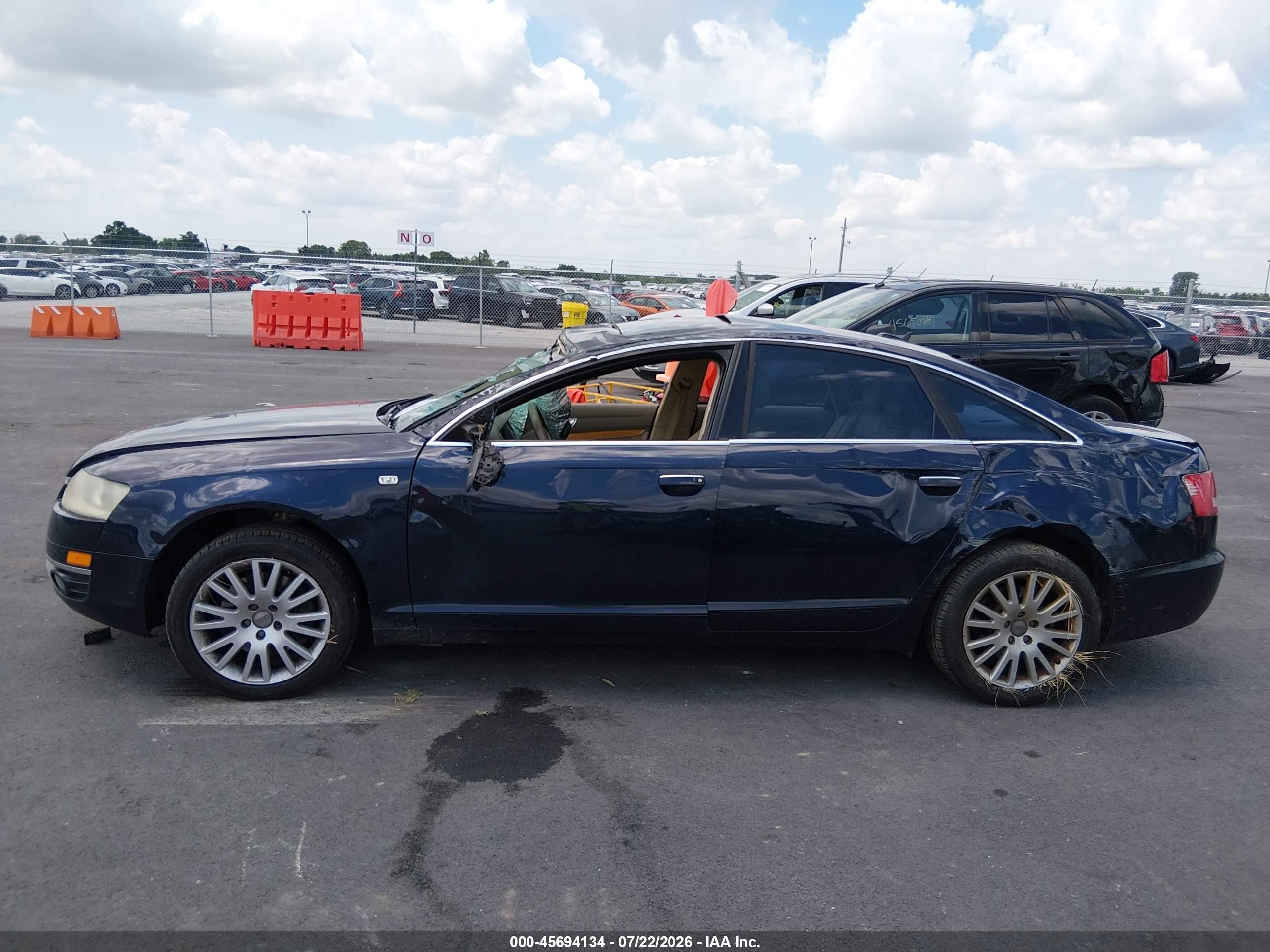 2006 Audi A6 3.2 Dark Blue vin: WAUDH74F86N104522