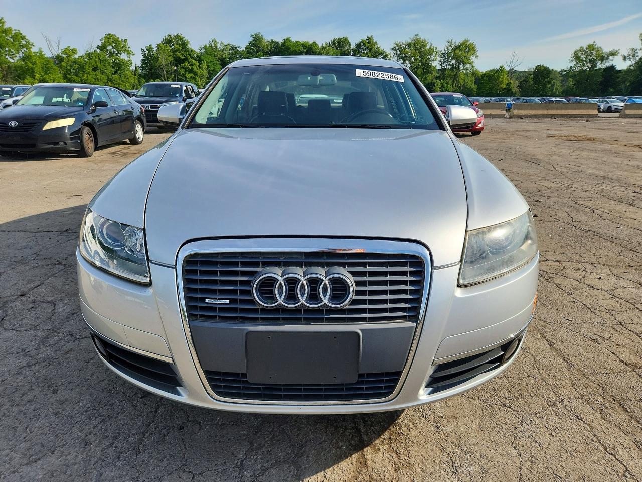 2007 Audi A6 3.2 Quattro Silver vin: WAUDH74F87N125212