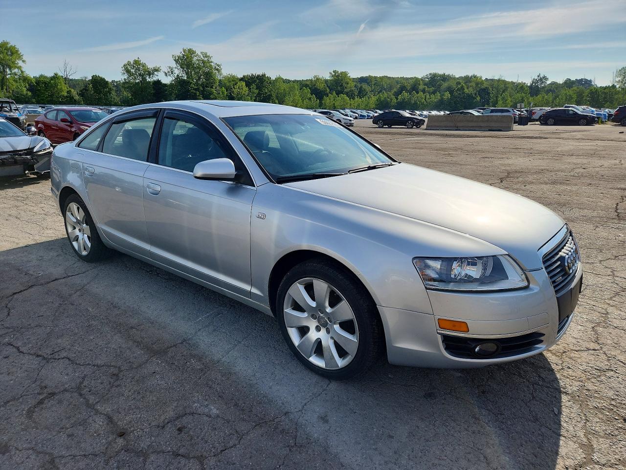 2007 Audi A6 3.2 Quattro Silver vin: WAUDH74F87N125212