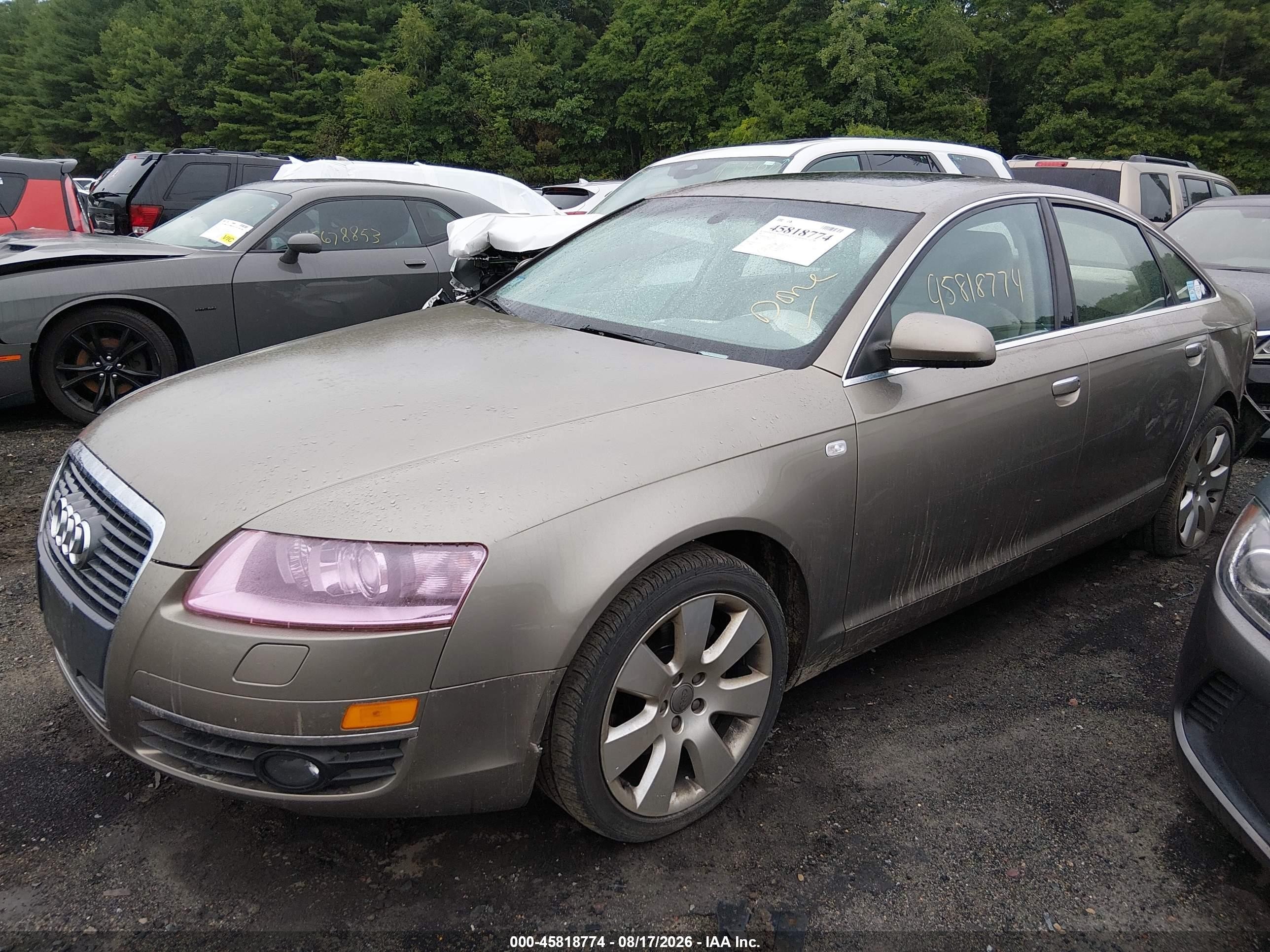 2007 Audi A6 3.2 Gold vin: WAUDH74F87N150627