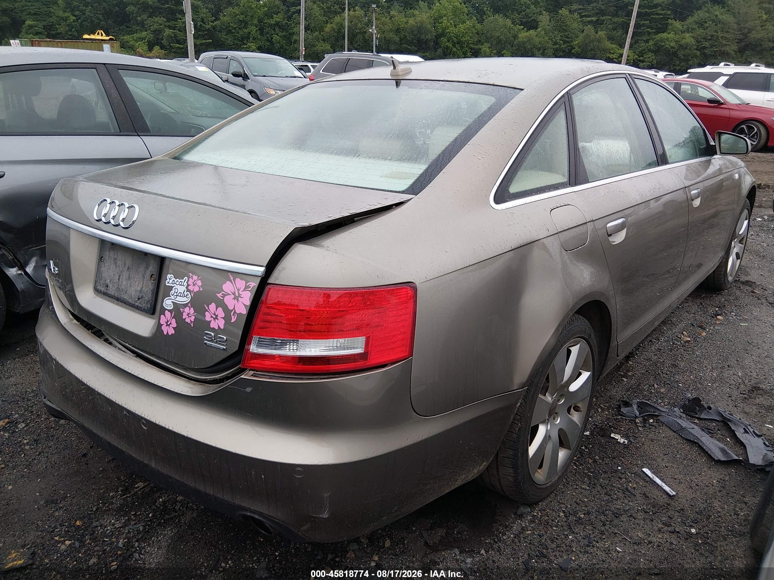 2007 Audi A6 3.2 Gold vin: WAUDH74F87N150627