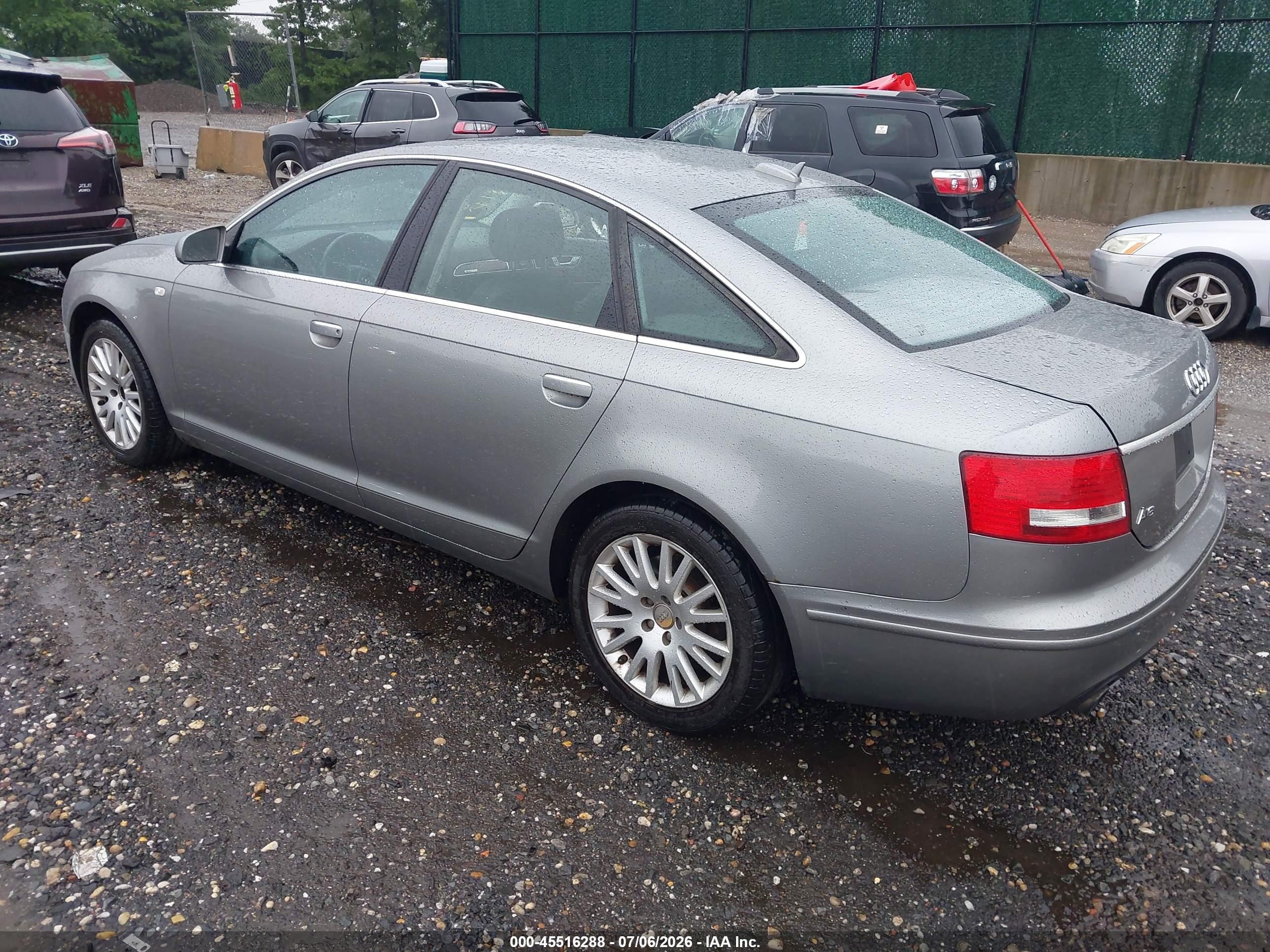 2006 Audi A6 3.2 Gray vin: WAUDH74F96N102472