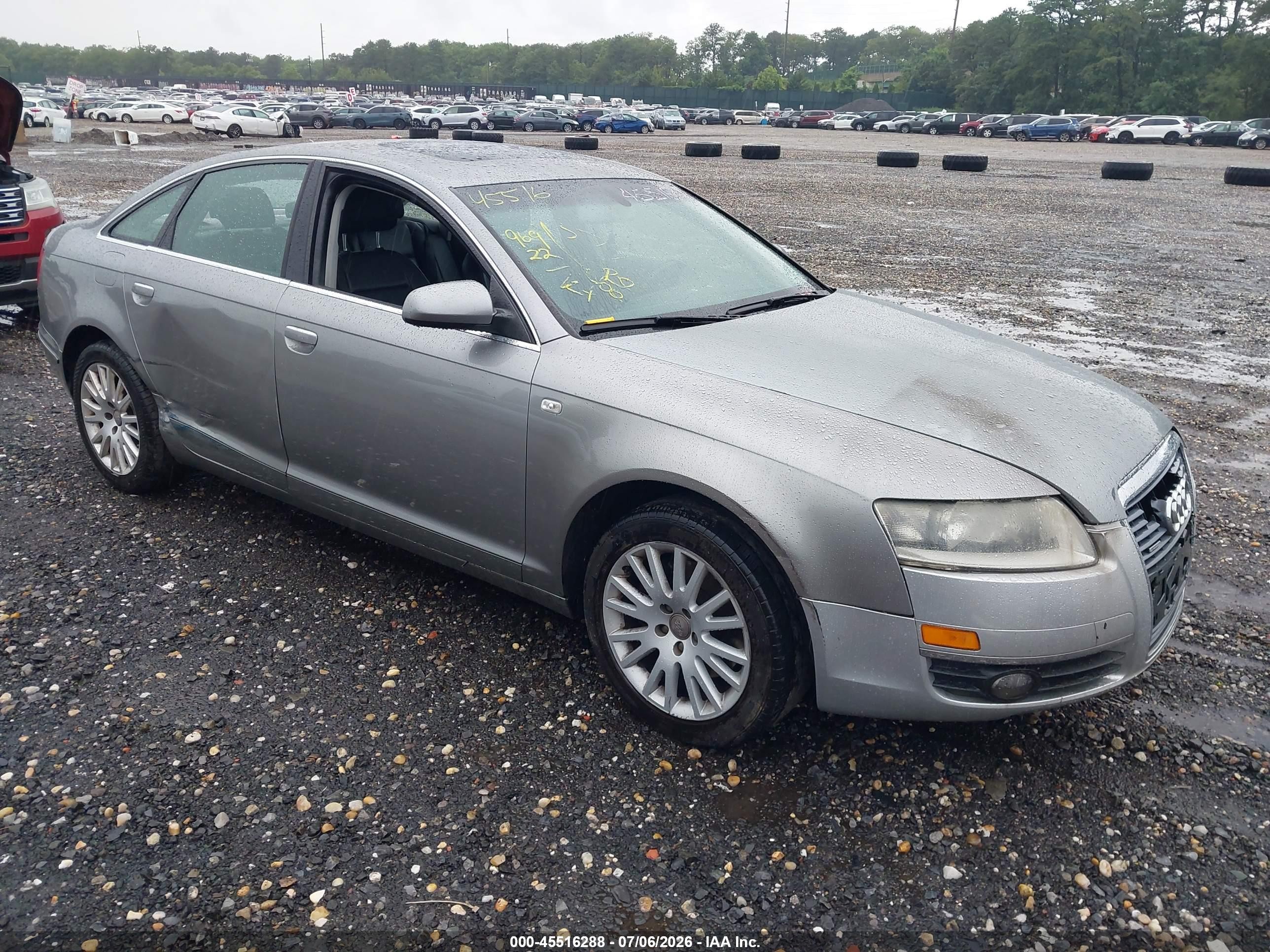 2006 Audi A6 3.2 Gray vin: WAUDH74F96N102472