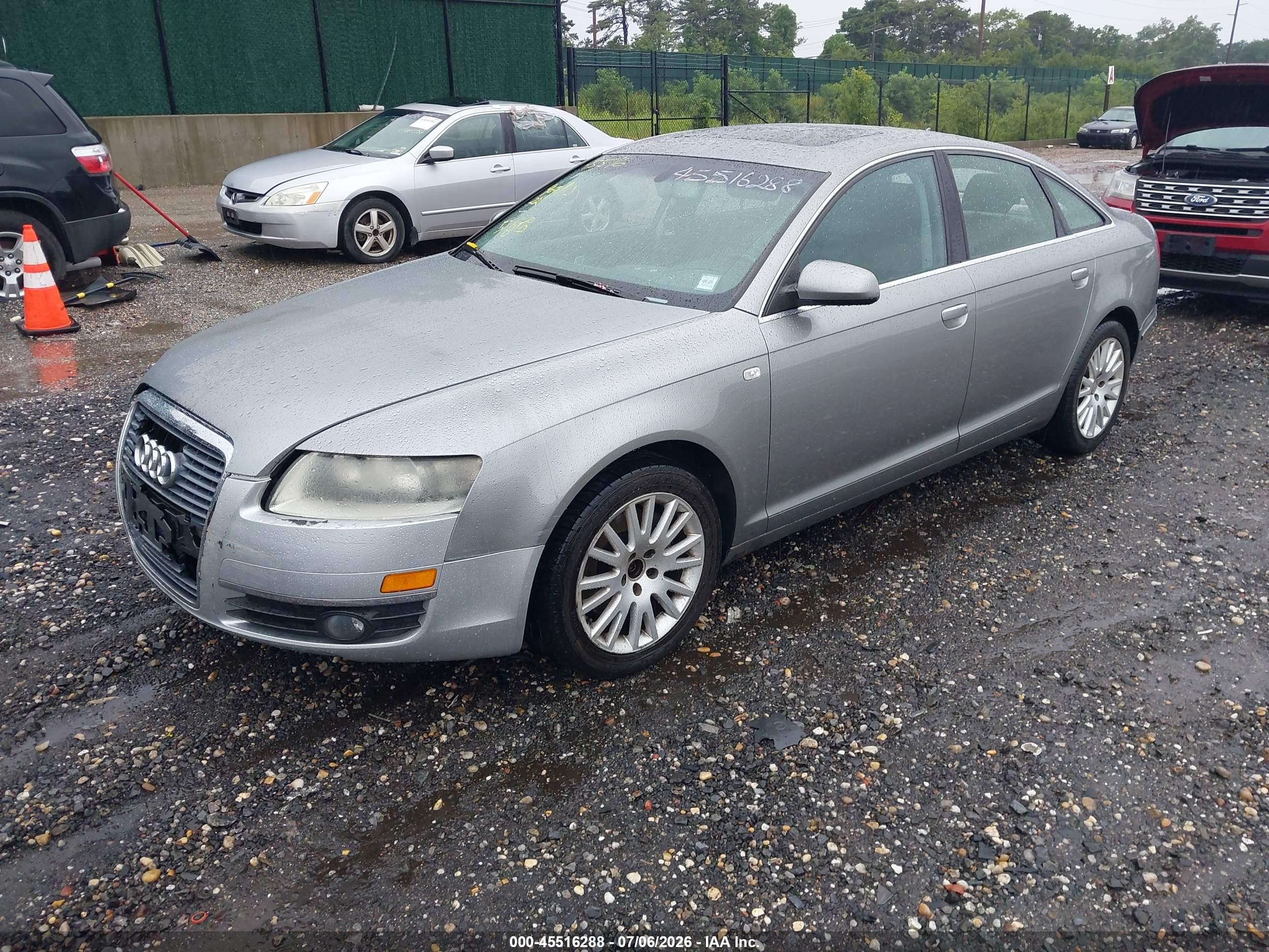 2006 Audi A6 3.2 Gray vin: WAUDH74F96N102472