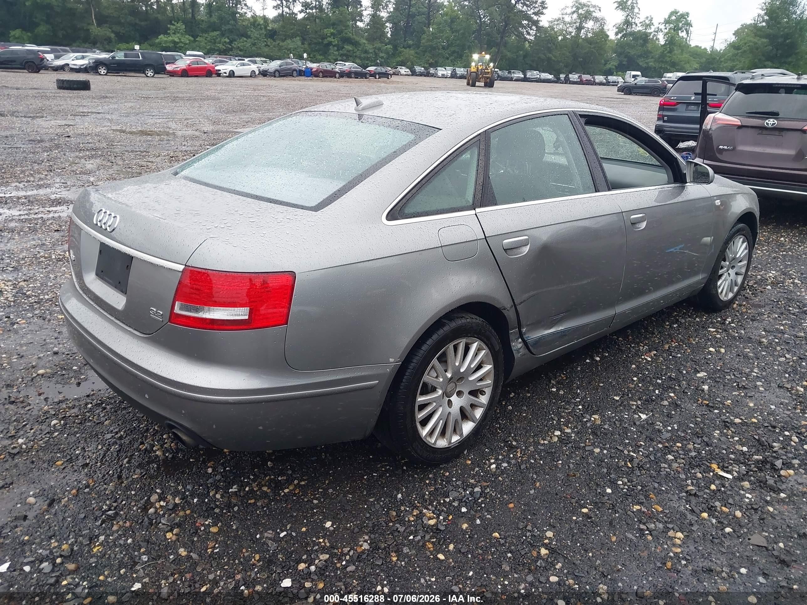 2006 Audi A6 3.2 Gray vin: WAUDH74F96N102472