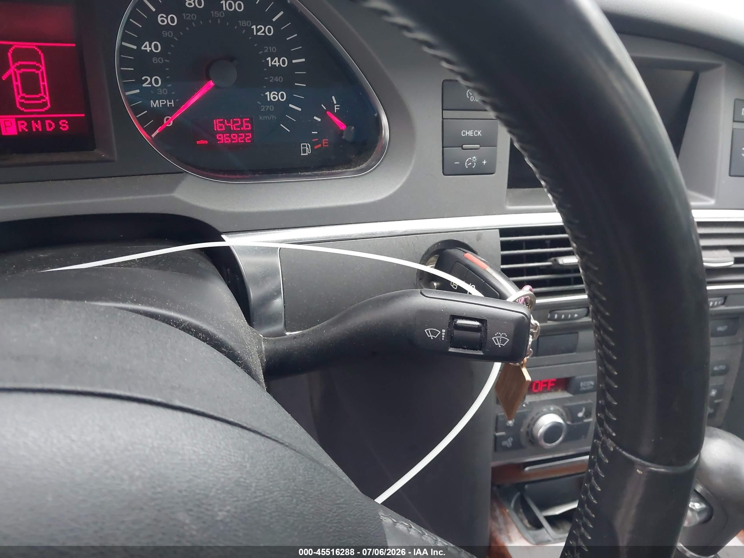 2006 Audi A6 3.2 Gray vin: WAUDH74F96N102472