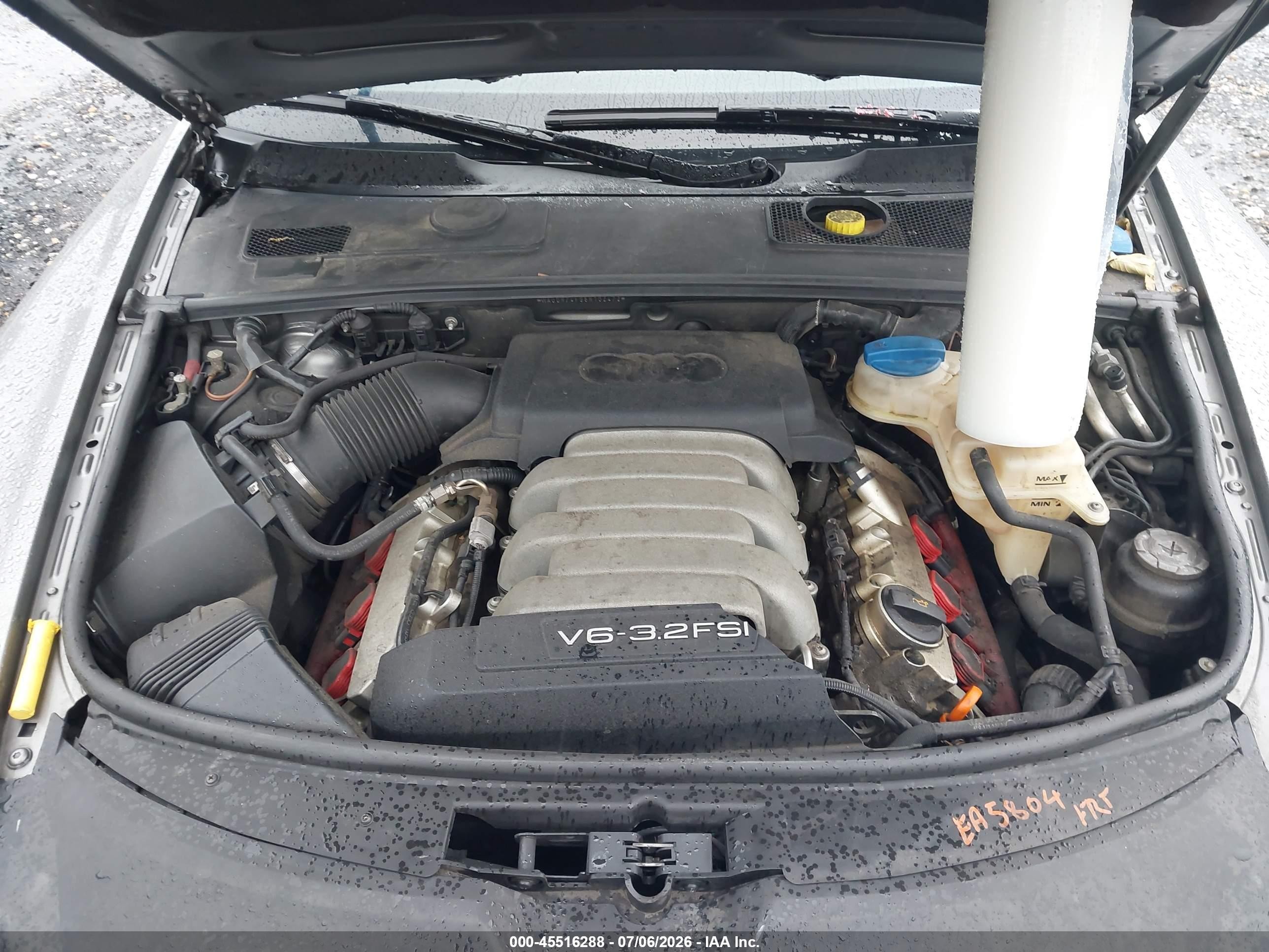 2006 Audi A6 3.2 Gray vin: WAUDH74F96N102472
