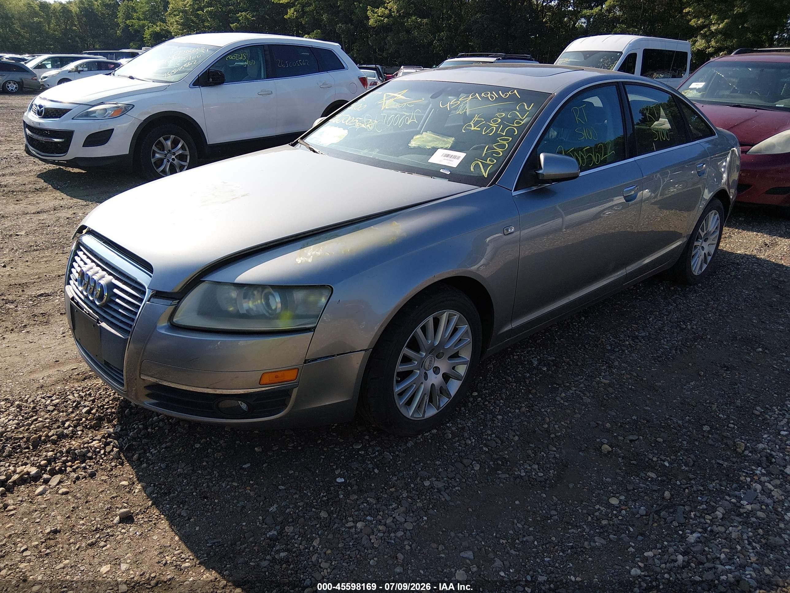 2006 Audi A6 3.2 Silver vin: WAUDH74F96N168505