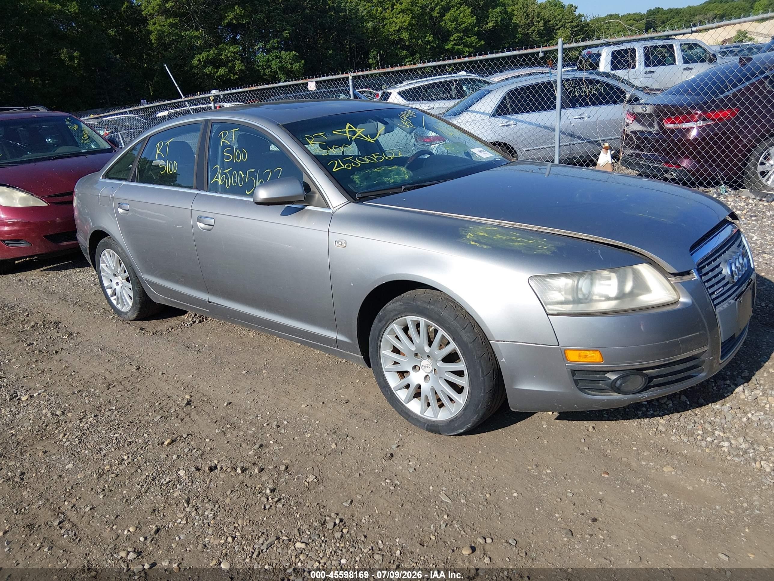 2006 Audi A6 3.2 Silver vin: WAUDH74F96N168505