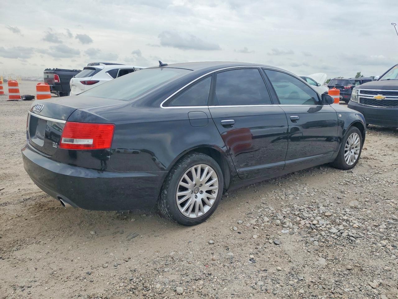 2007 Audi A6 3.2 Quattro Black vin: WAUDH74F97N048480