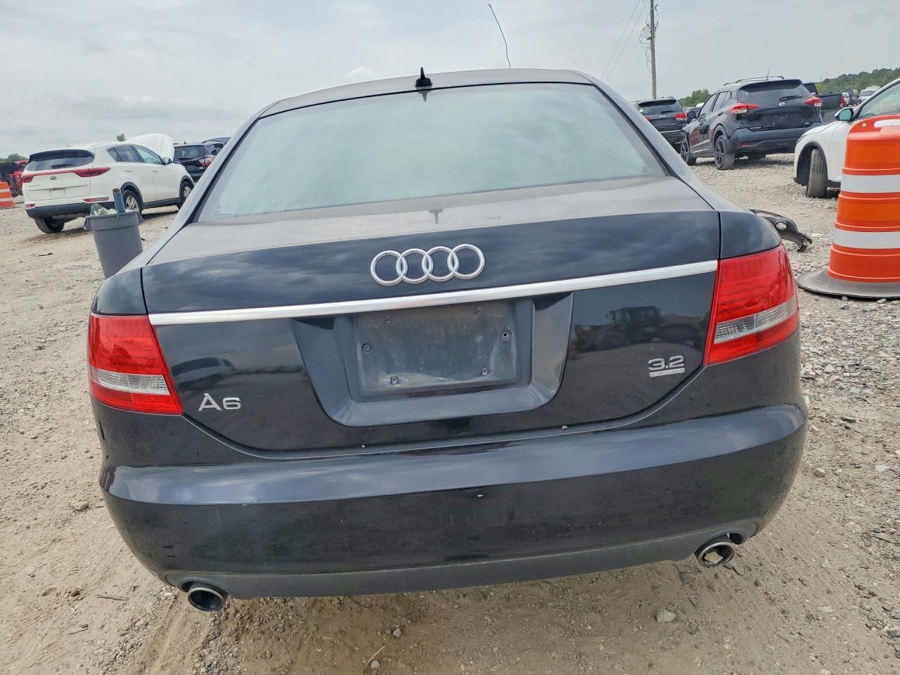 2007 Audi A6 3.2 Quattro Black vin: WAUDH74F97N048480