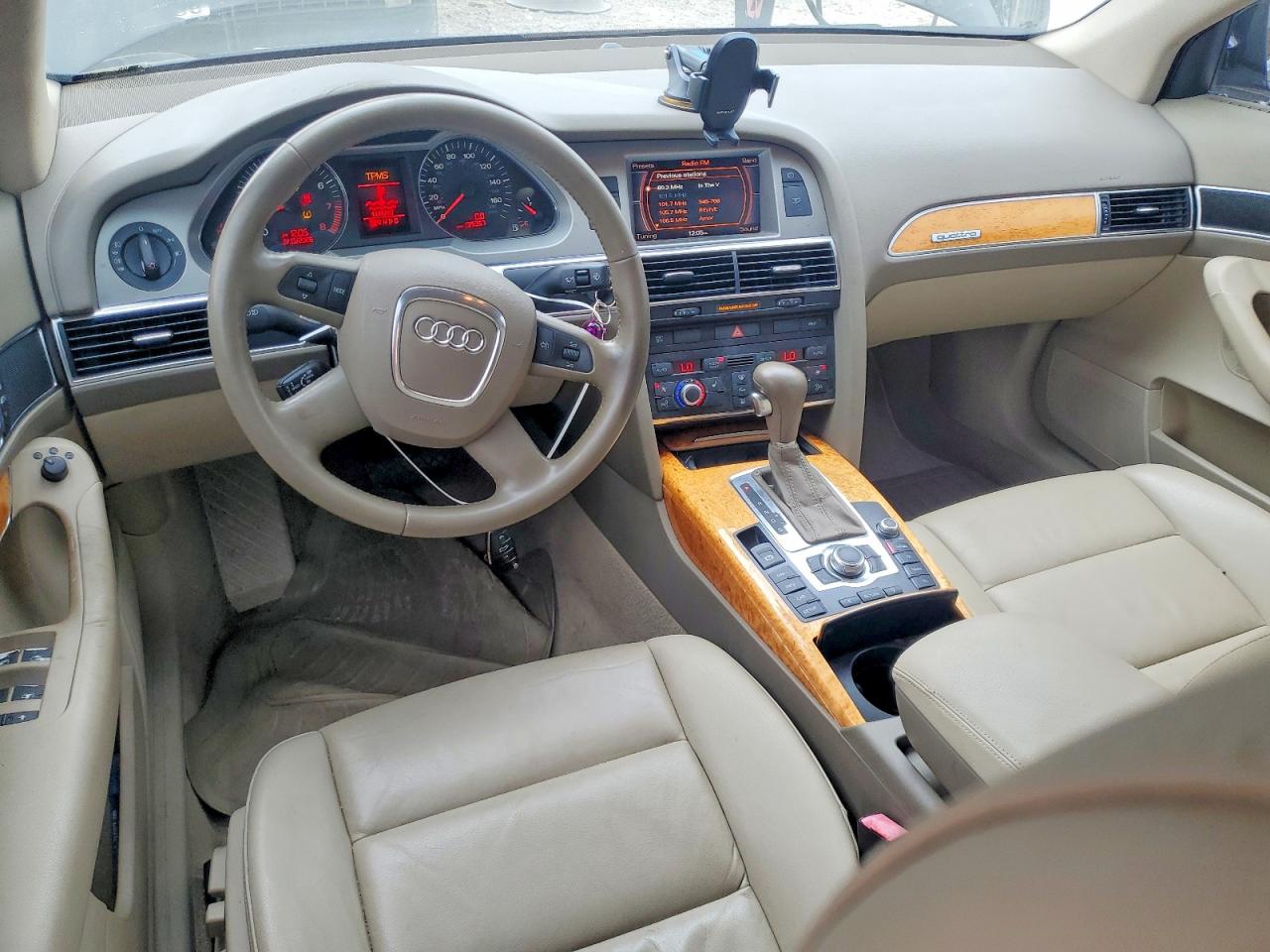 2007 Audi A6 3.2 Quattro Black vin: WAUDH74F97N048480