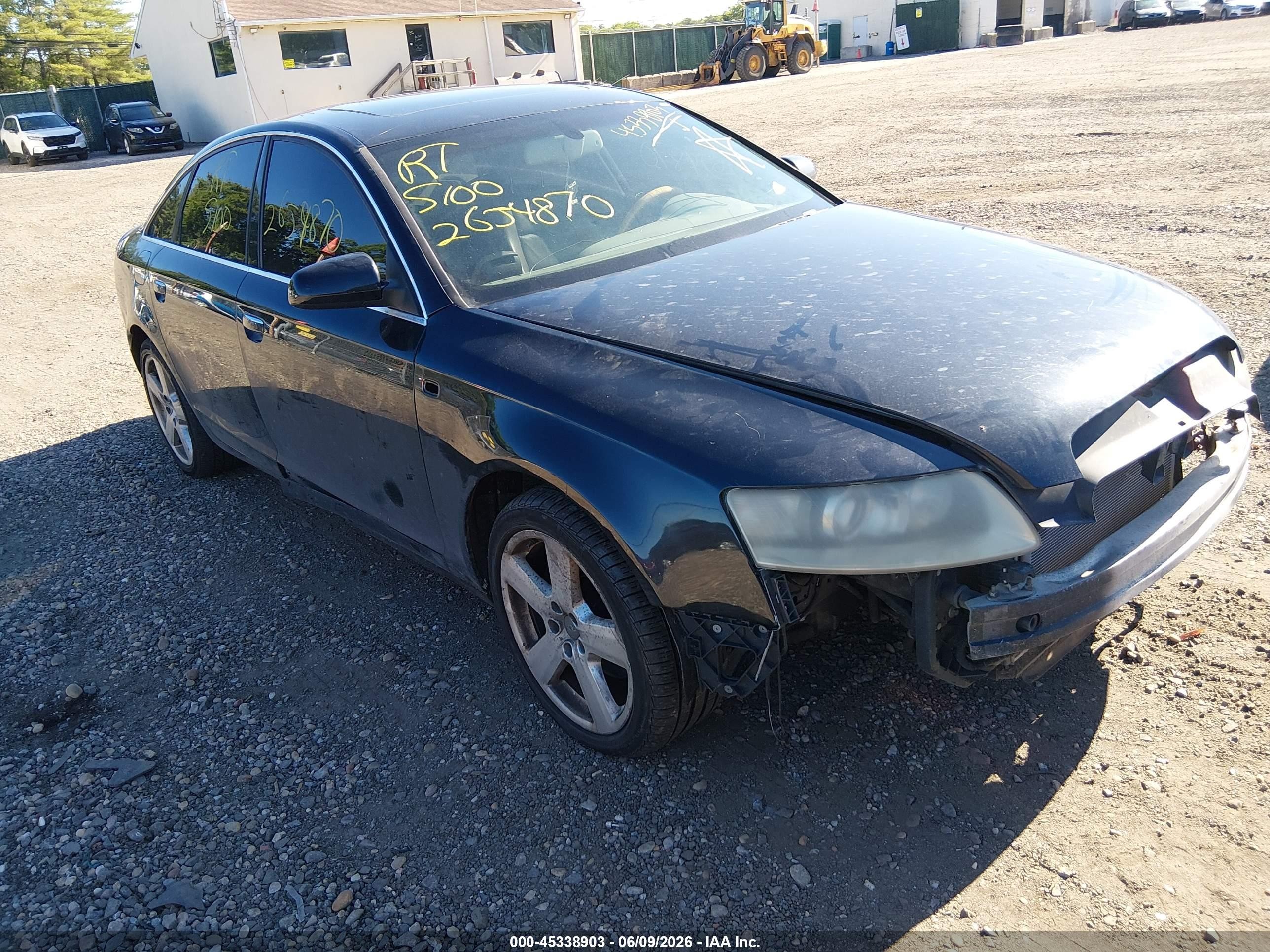 2008 Audi A6 3.2 Black vin: WAUDH74F98N028988