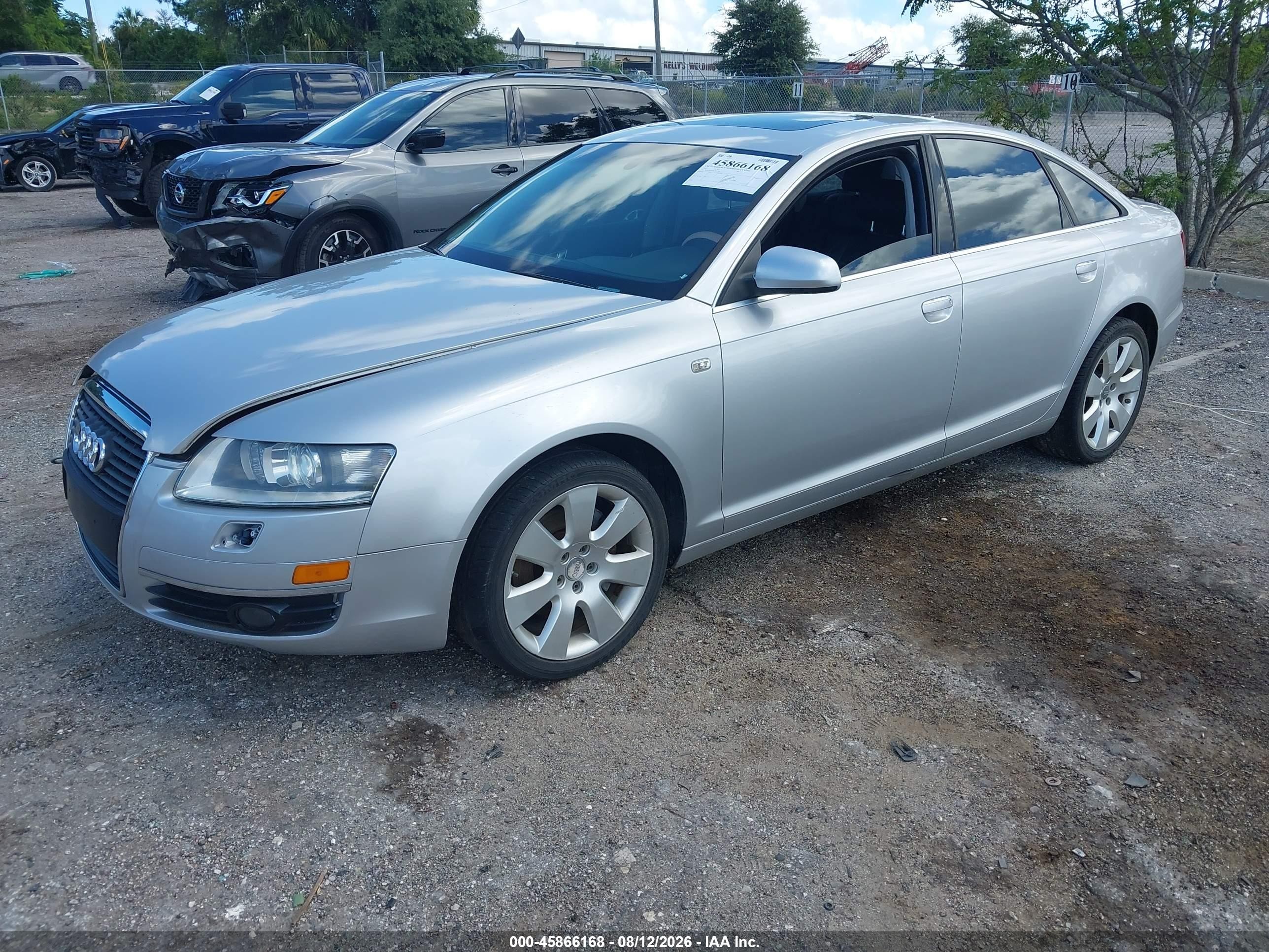 2007 Audi A6 3.2 Silver vin: WAUDH74FX7N012961