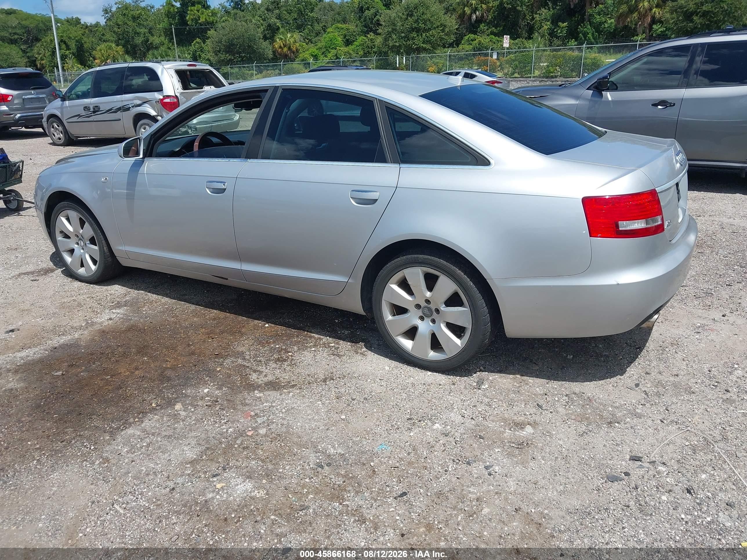 2007 Audi A6 3.2 Silver vin: WAUDH74FX7N012961