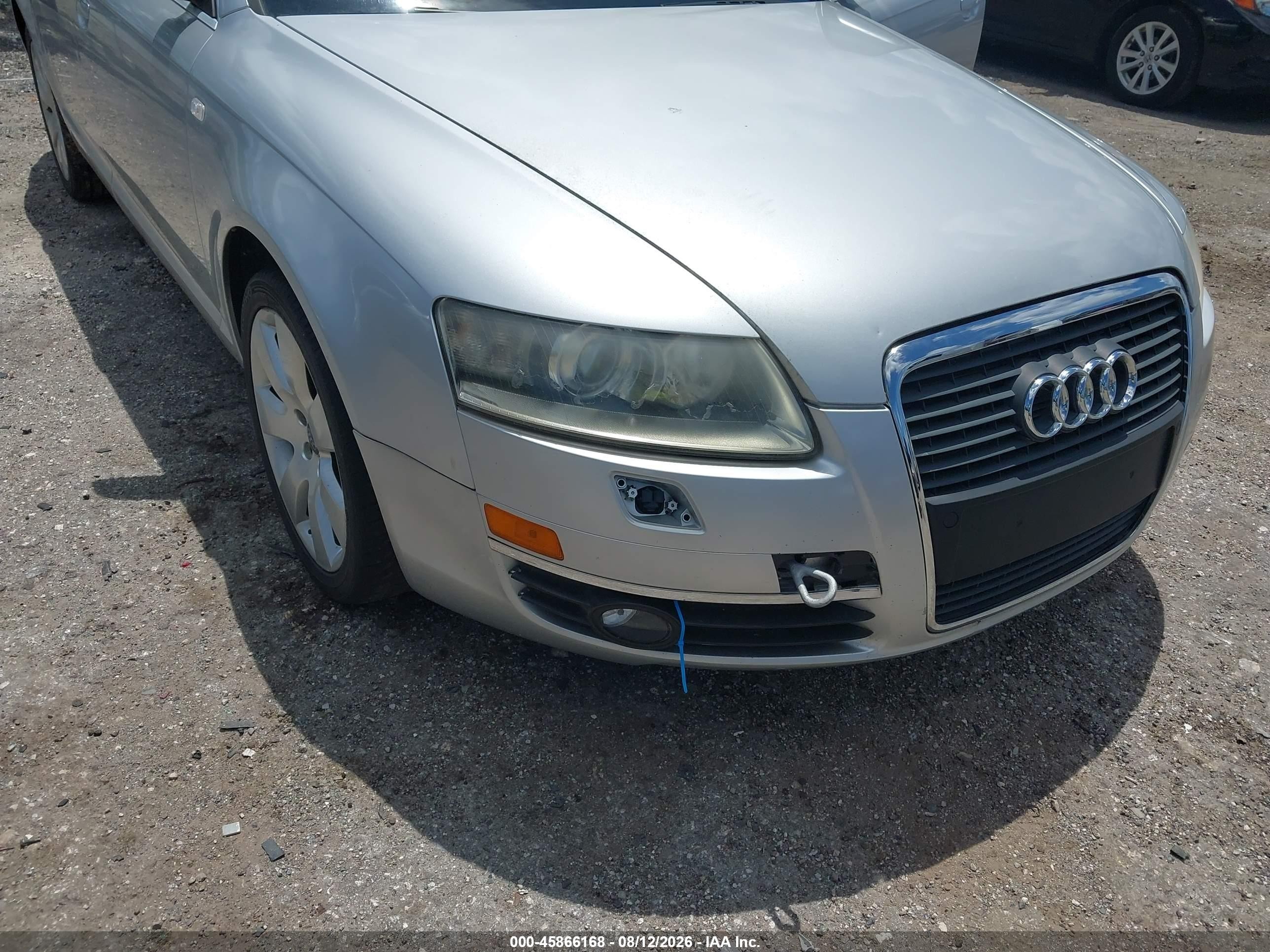 2007 Audi A6 3.2 Silver vin: WAUDH74FX7N012961