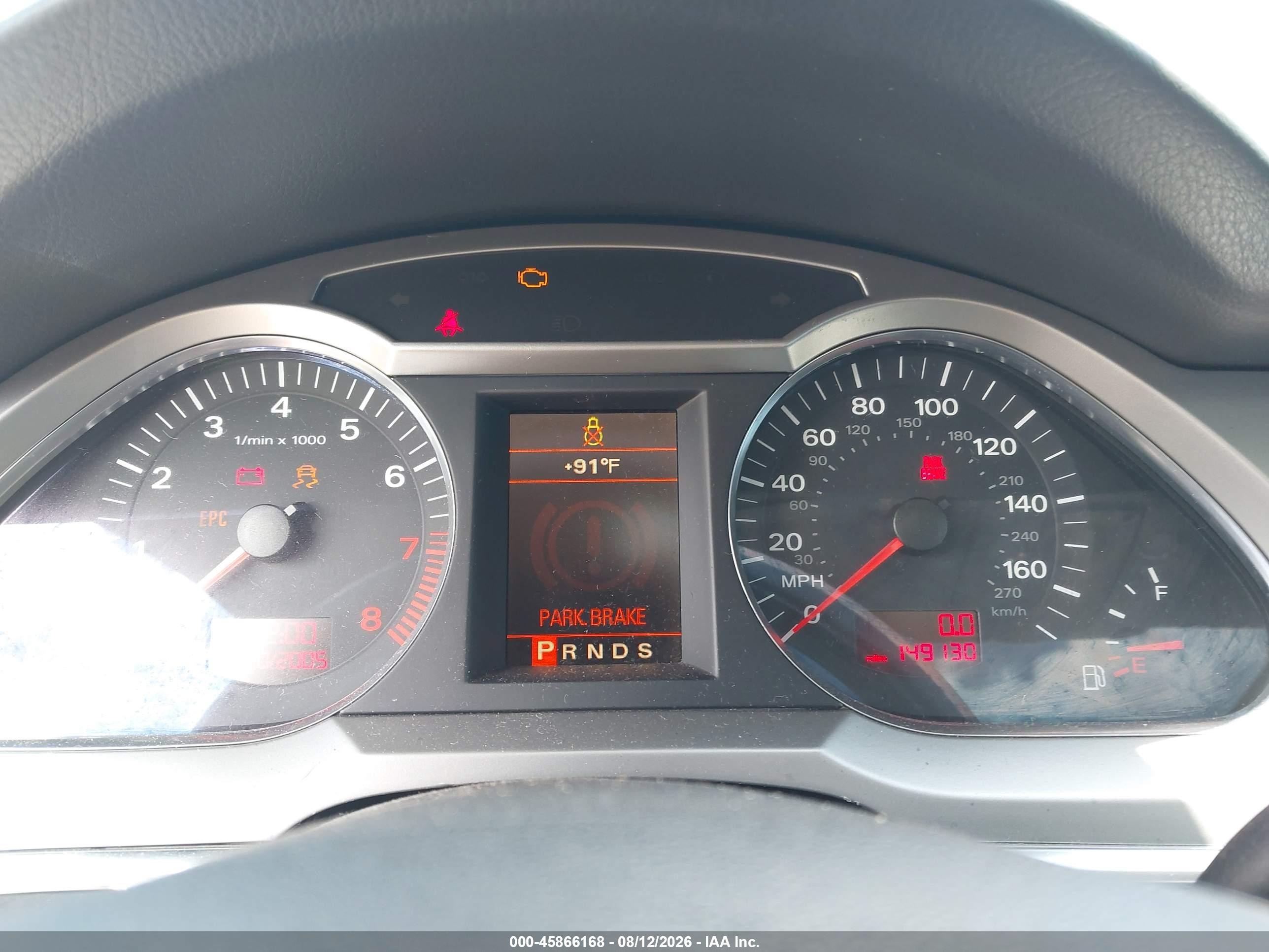 2007 Audi A6 3.2 Silver vin: WAUDH74FX7N012961