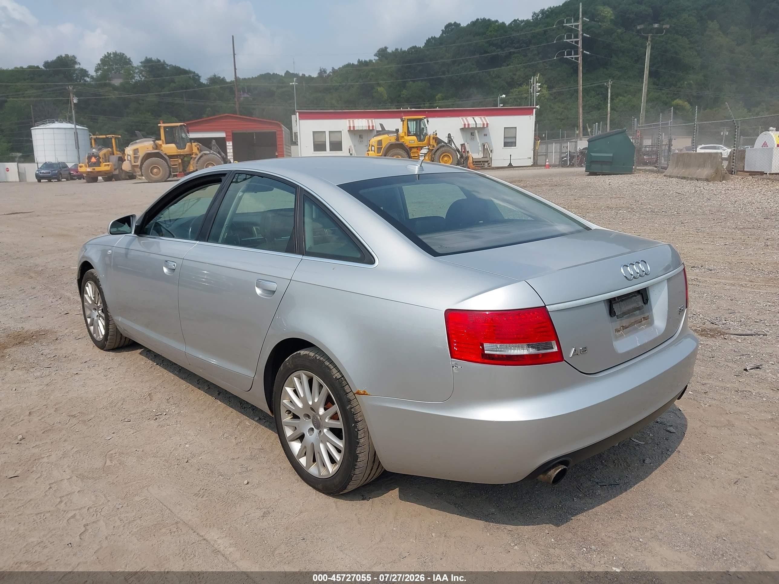 2007 Audi A6 3.2 Silver vin: WAUDH74FX7N049850