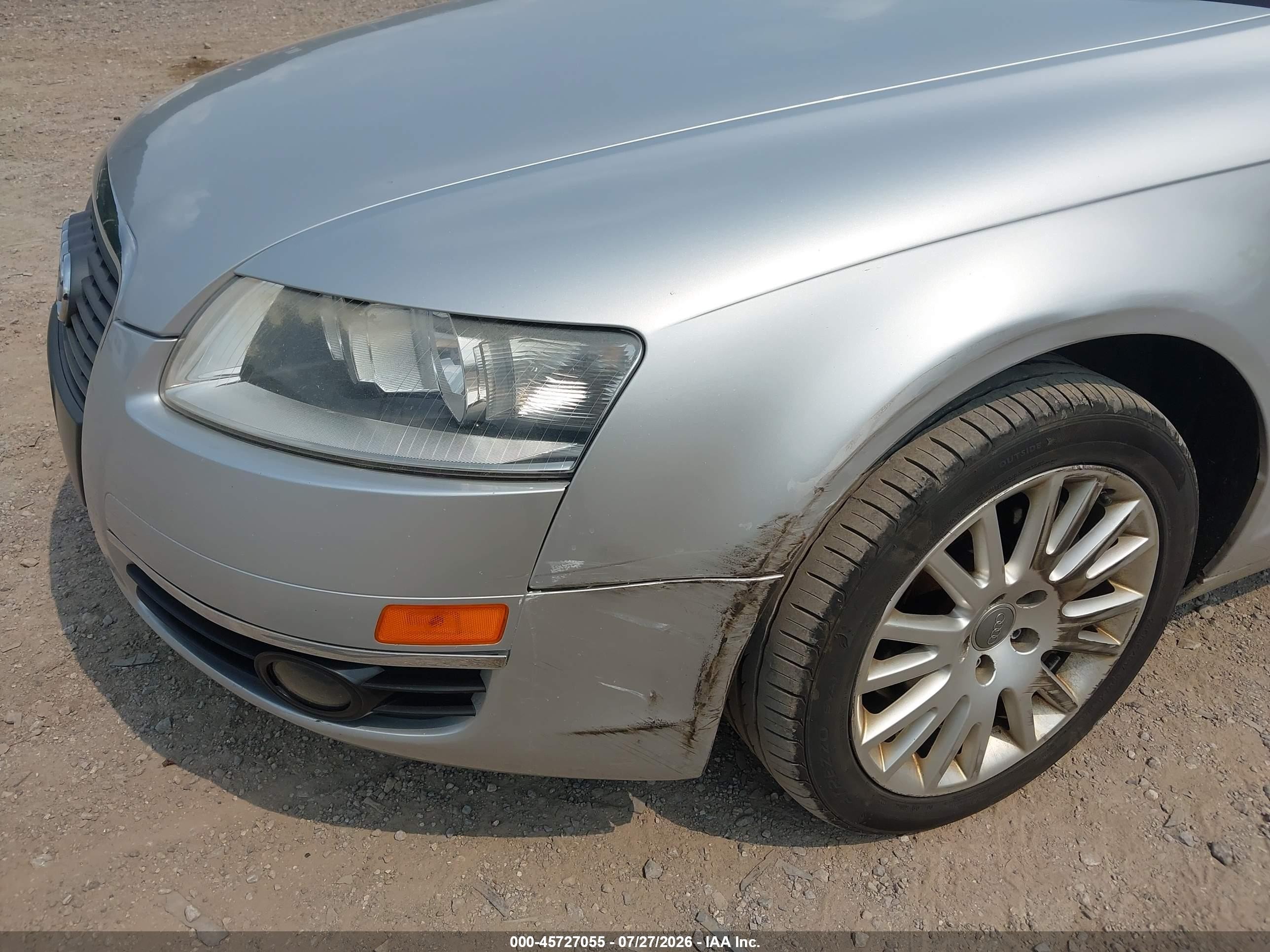 2007 Audi A6 3.2 Silver vin: WAUDH74FX7N049850