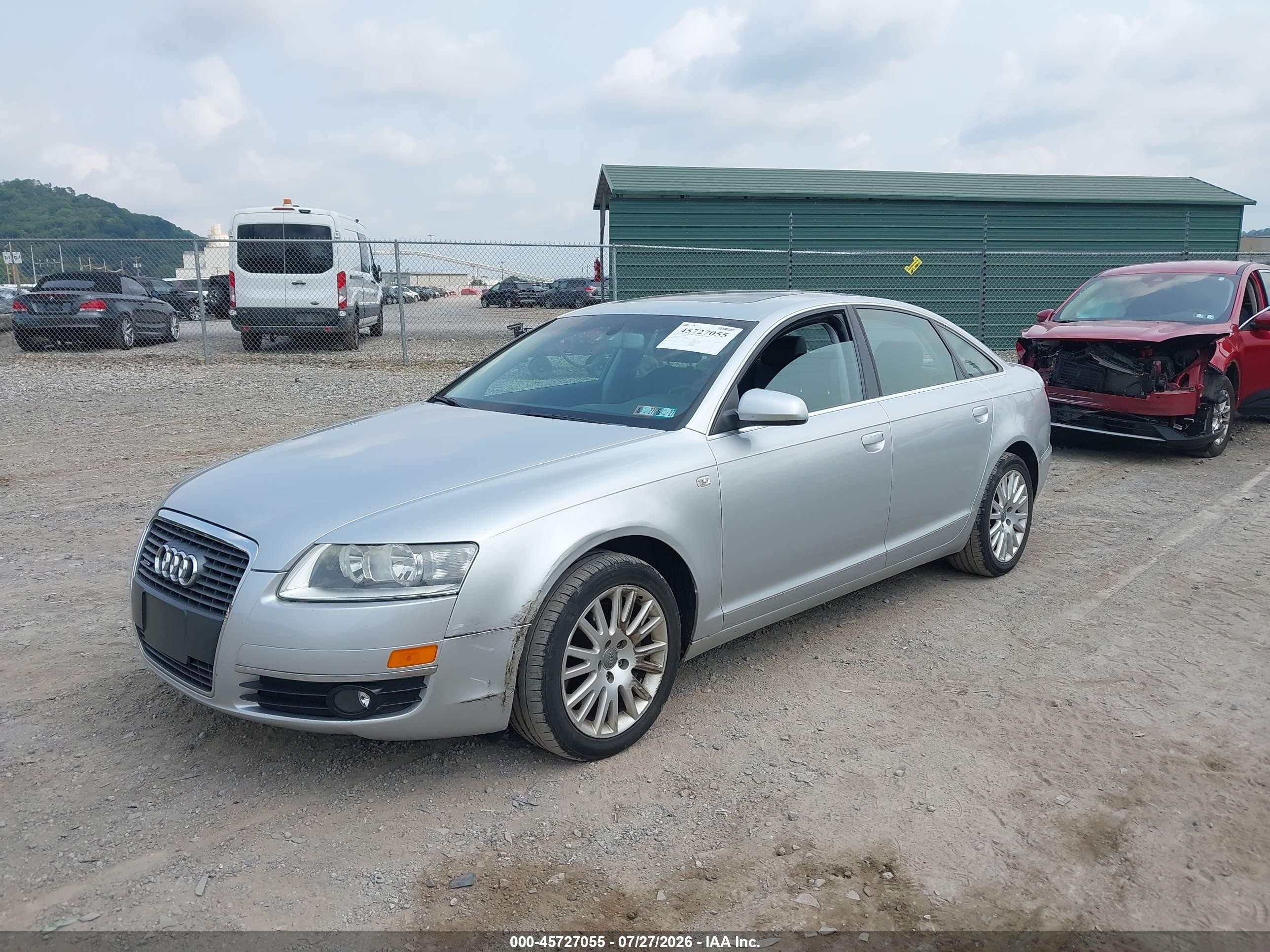 2007 Audi A6 3.2 Silver vin: WAUDH74FX7N049850