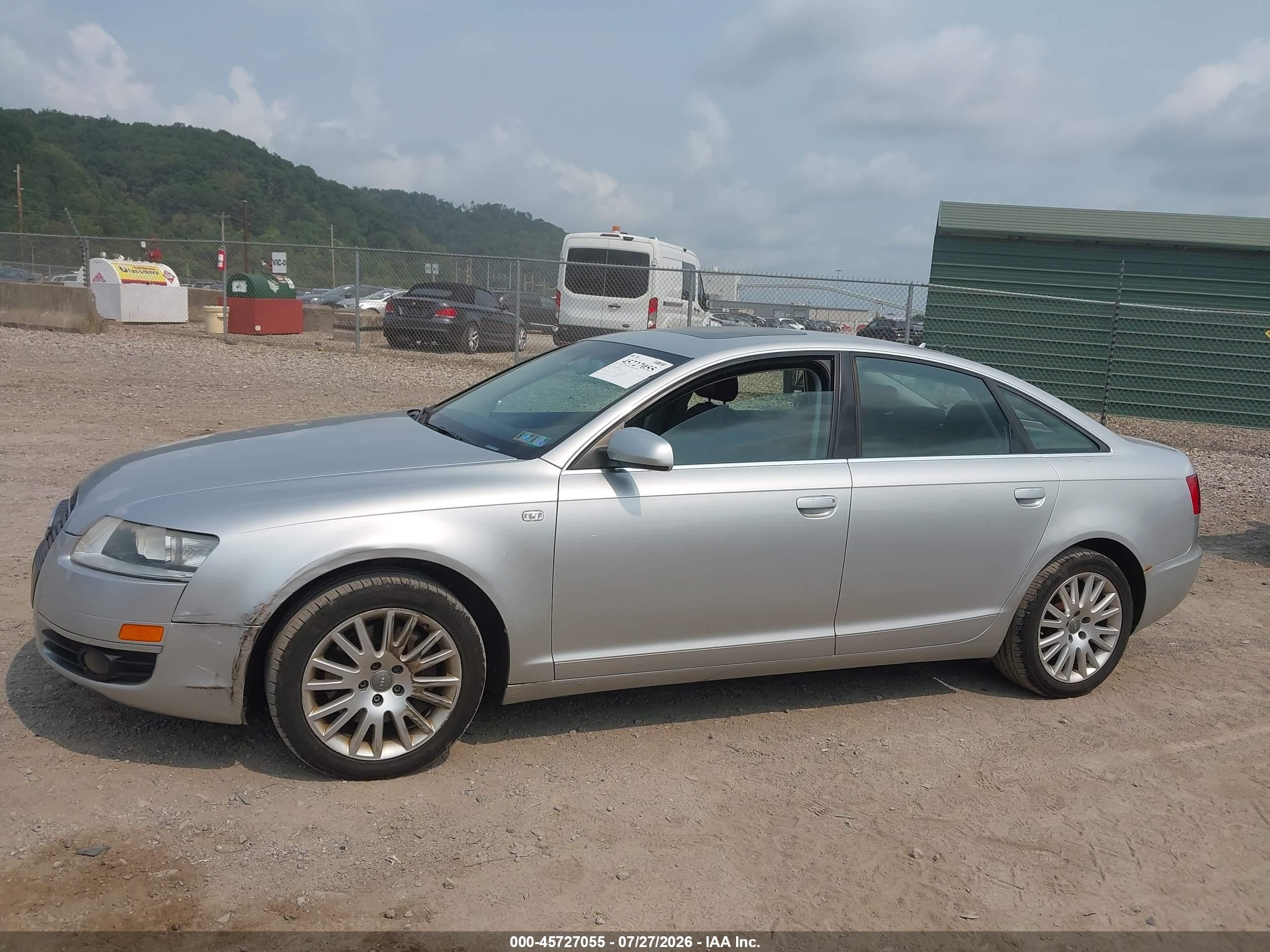 2007 Audi A6 3.2 Silver vin: WAUDH74FX7N049850