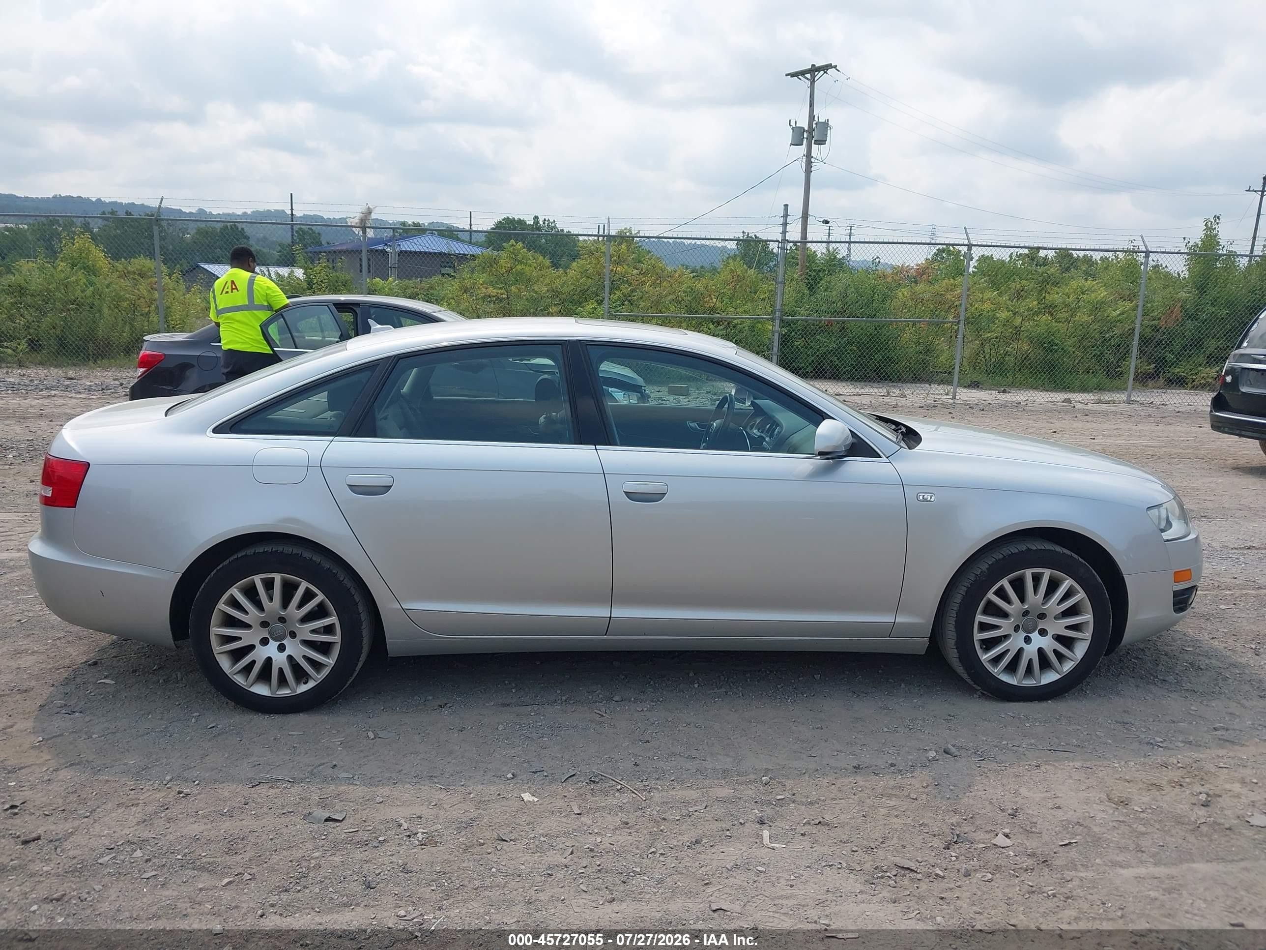 2007 Audi A6 3.2 Silver vin: WAUDH74FX7N049850