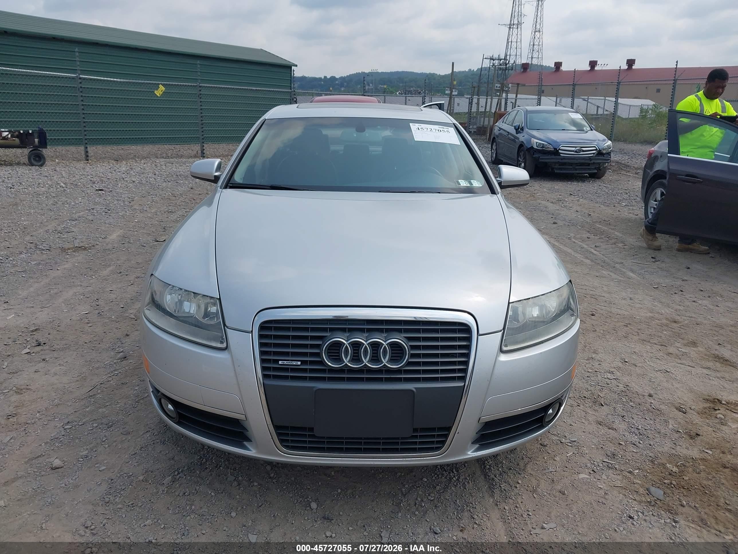 2007 Audi A6 3.2 Silver vin: WAUDH74FX7N049850