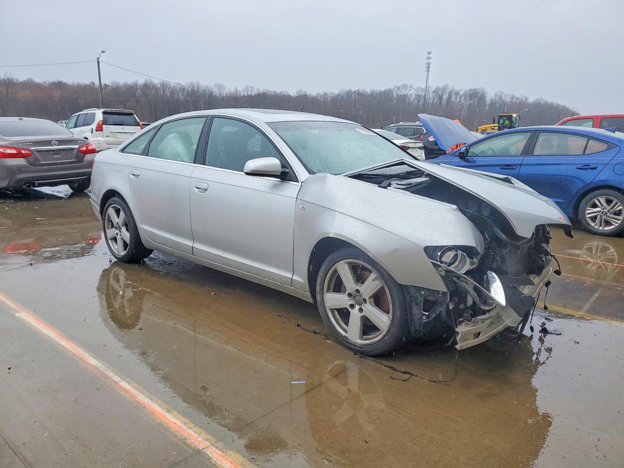 2008 Audi A6 3.2 Quattro Серебряный vin: WAUDH74FX8N026926