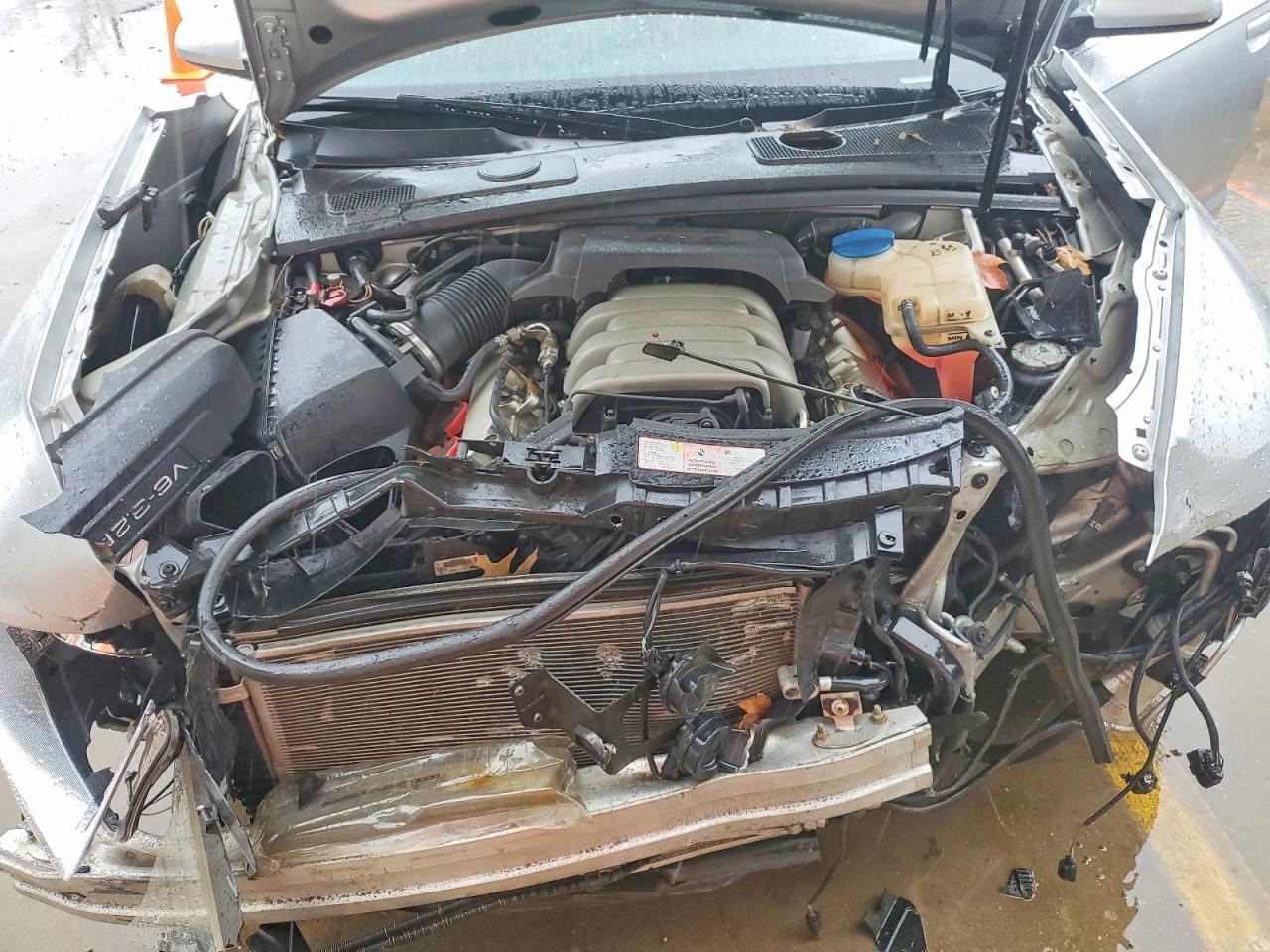 2008 Audi A6 3.2 Quattro Серебряный vin: WAUDH74FX8N026926