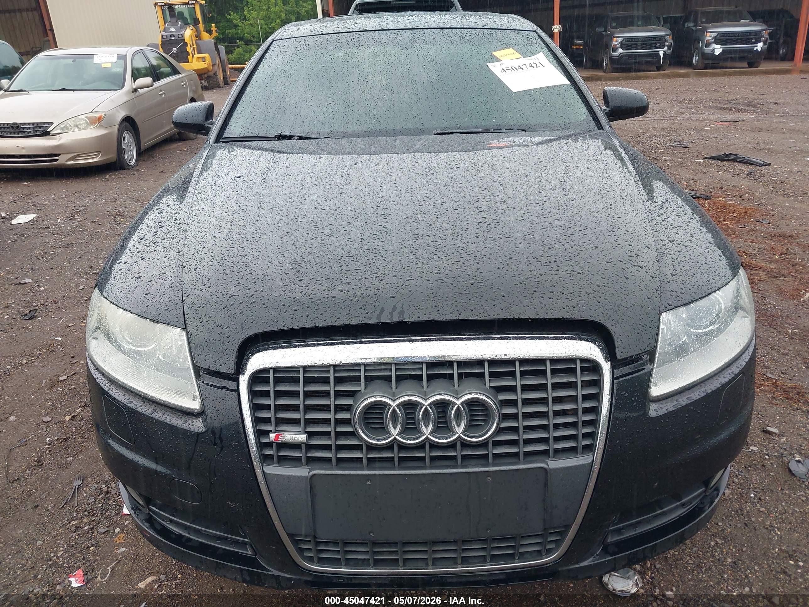 2008 Audi A6 3.2 Black vin: WAUDH74FX8N027087