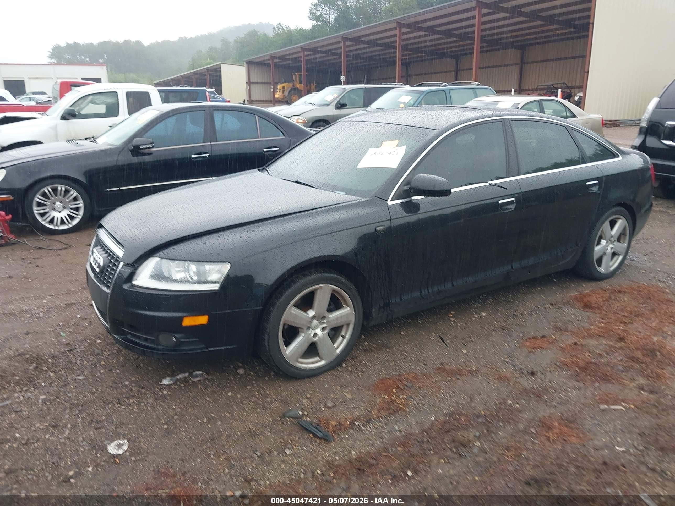 2008 Audi A6 3.2 Black vin: WAUDH74FX8N027087