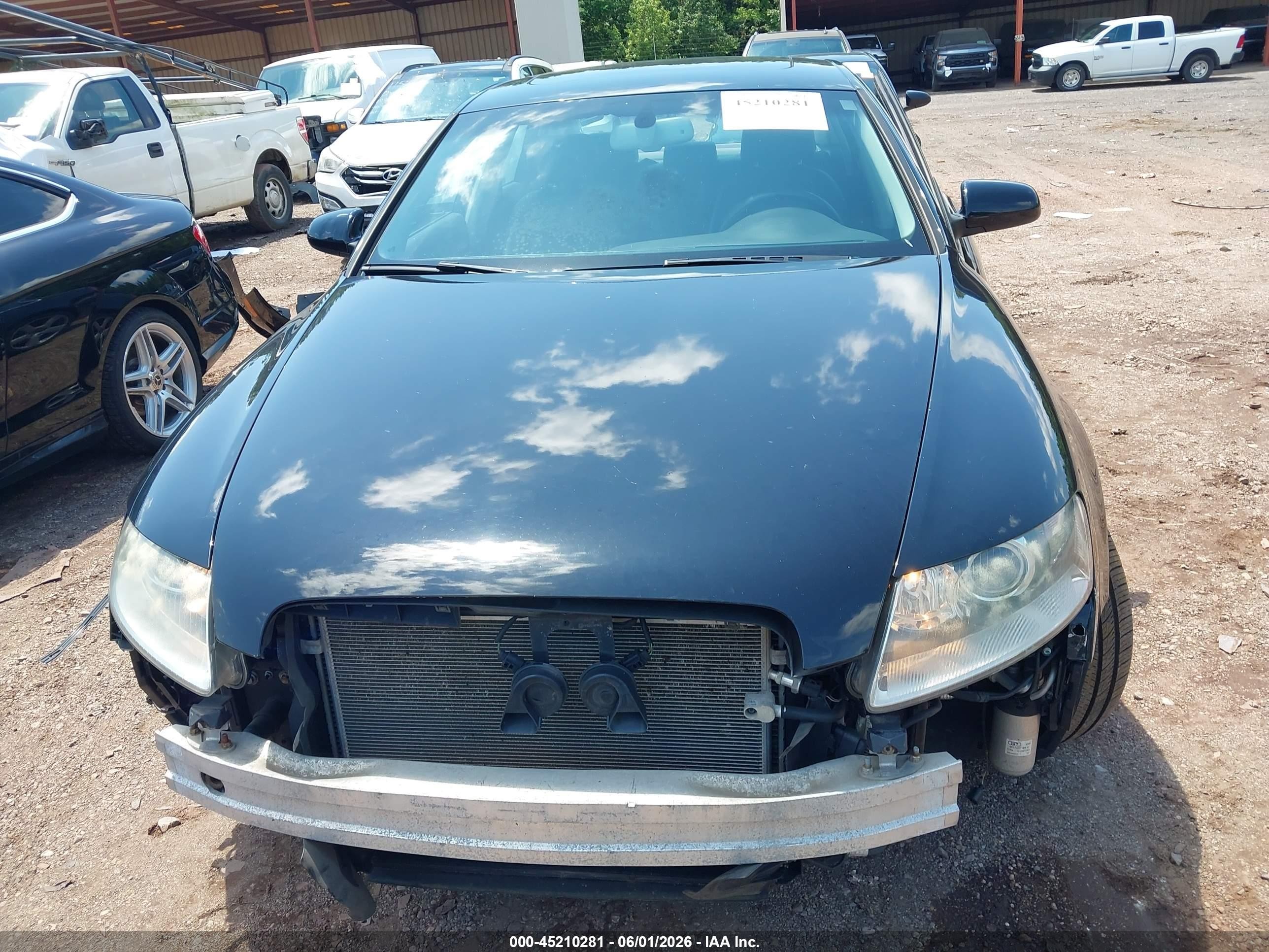 2008 Audi A6 3.2 Черный vin: WAUDH74FX8N053902